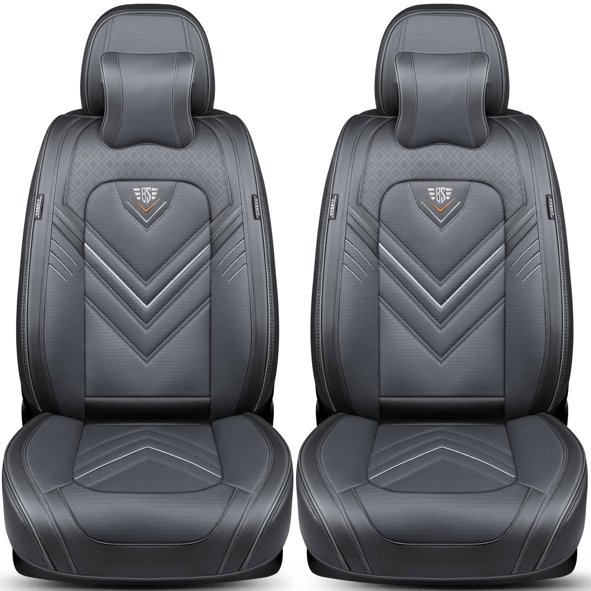 BREMER SITZBEZÜGE Autositzbezug für VW T7 BJ ab 2021 SL1, Set, 2-tlg., Schonbezüge Sitzbezüge Fahrer und Beifahrer, in Grau