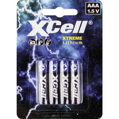 XCell XTREME Lithium AAA Batterie 4er Batterie