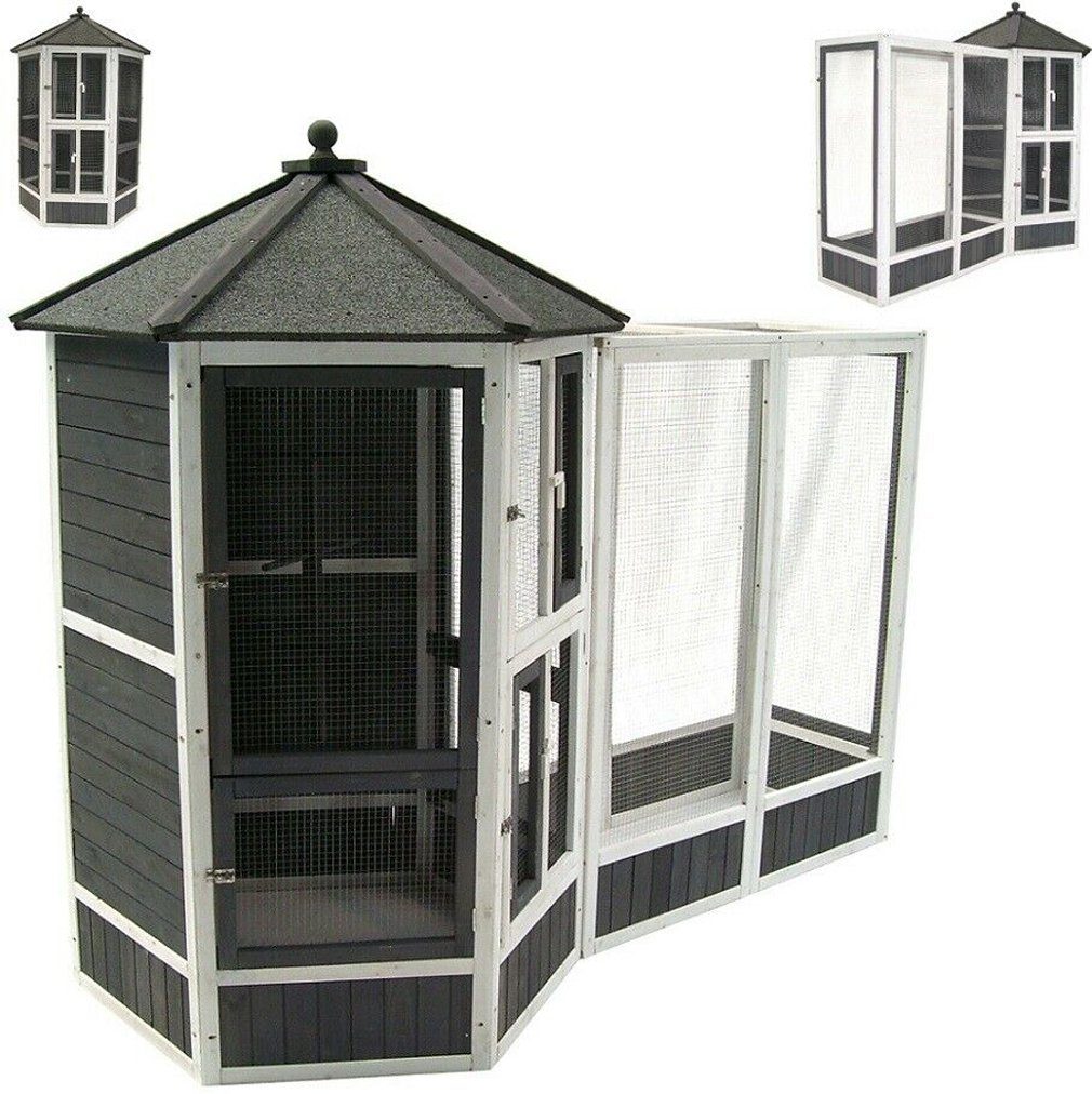 Vogelhaus Vogelvoliere XXL Vogelkäfig Vogelhaus Vogel Käfig Tierkäfig 56612