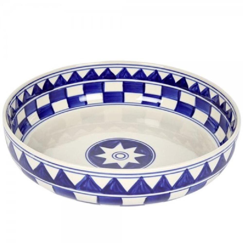 Lambert Schüssel Schüssel Küchenkaro L White/Blue (28cm)