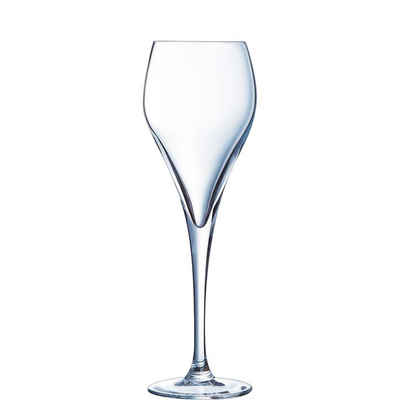 Arcoroc Sektglas »Arcoroc Brio Champagnerglas 95ml 6er Set«, Kristallglas
