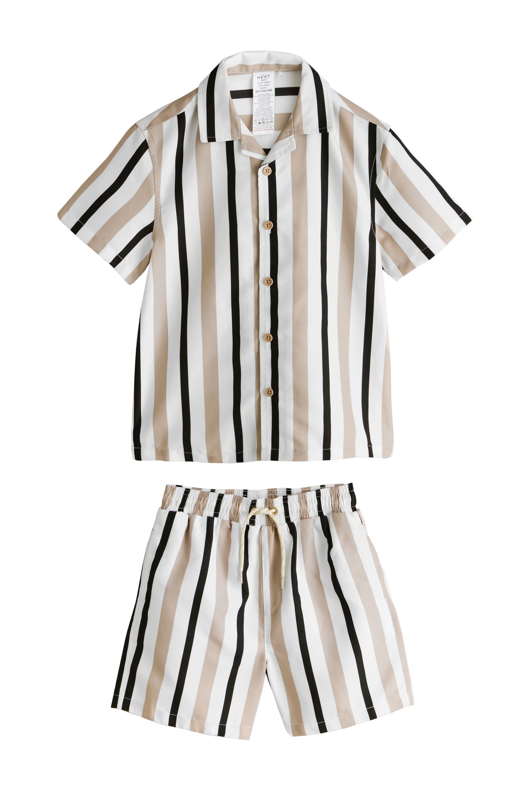 Next Shirt & Shorts Badeshorts und Hemd im Set (2-tlg)