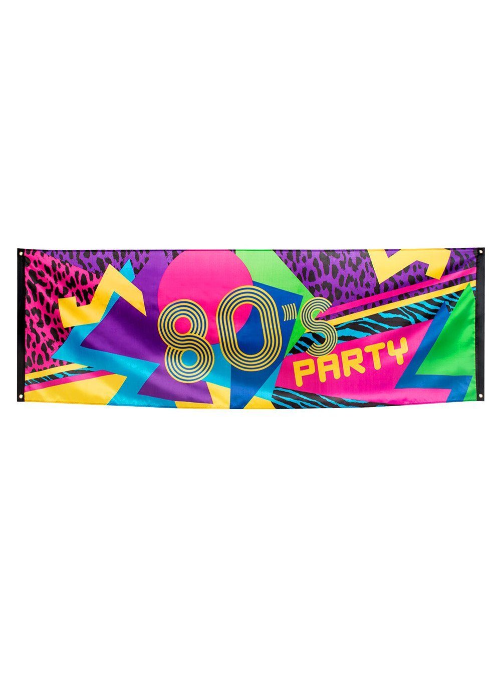 Boland Hängedekoration 80s Party Banner, Das fetzt: Partydeko im 80er Style!