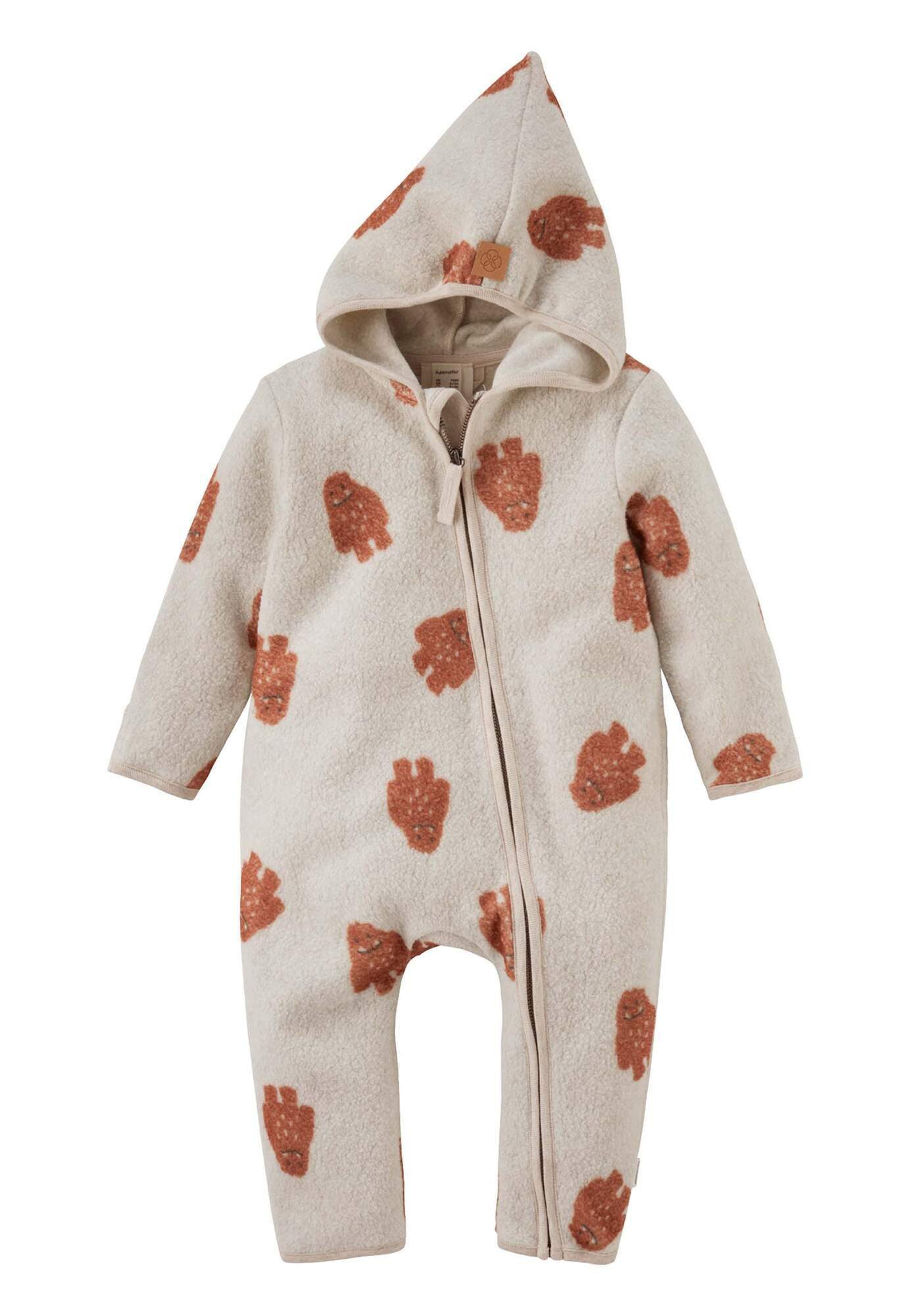 Hessnatur Fleeceoverall aus reiner Bio-Baumwolle (1-tlg) günstig online kaufen