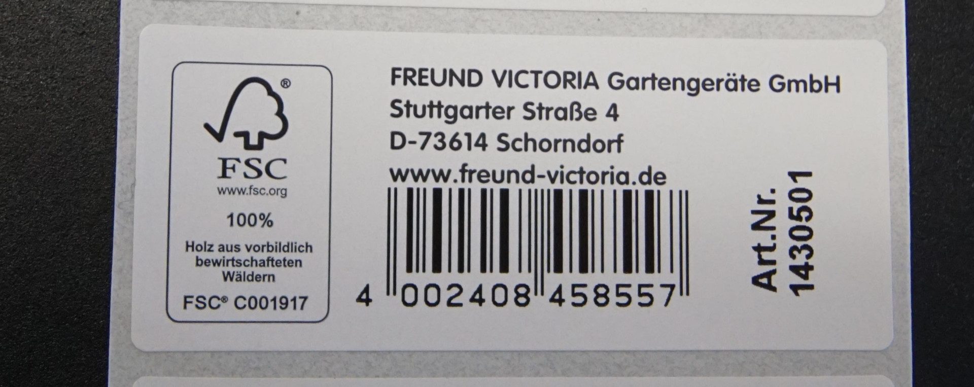 Freund Victoria Unkrautstecher Freund Victoria Gartenhäckchen mit Stiel