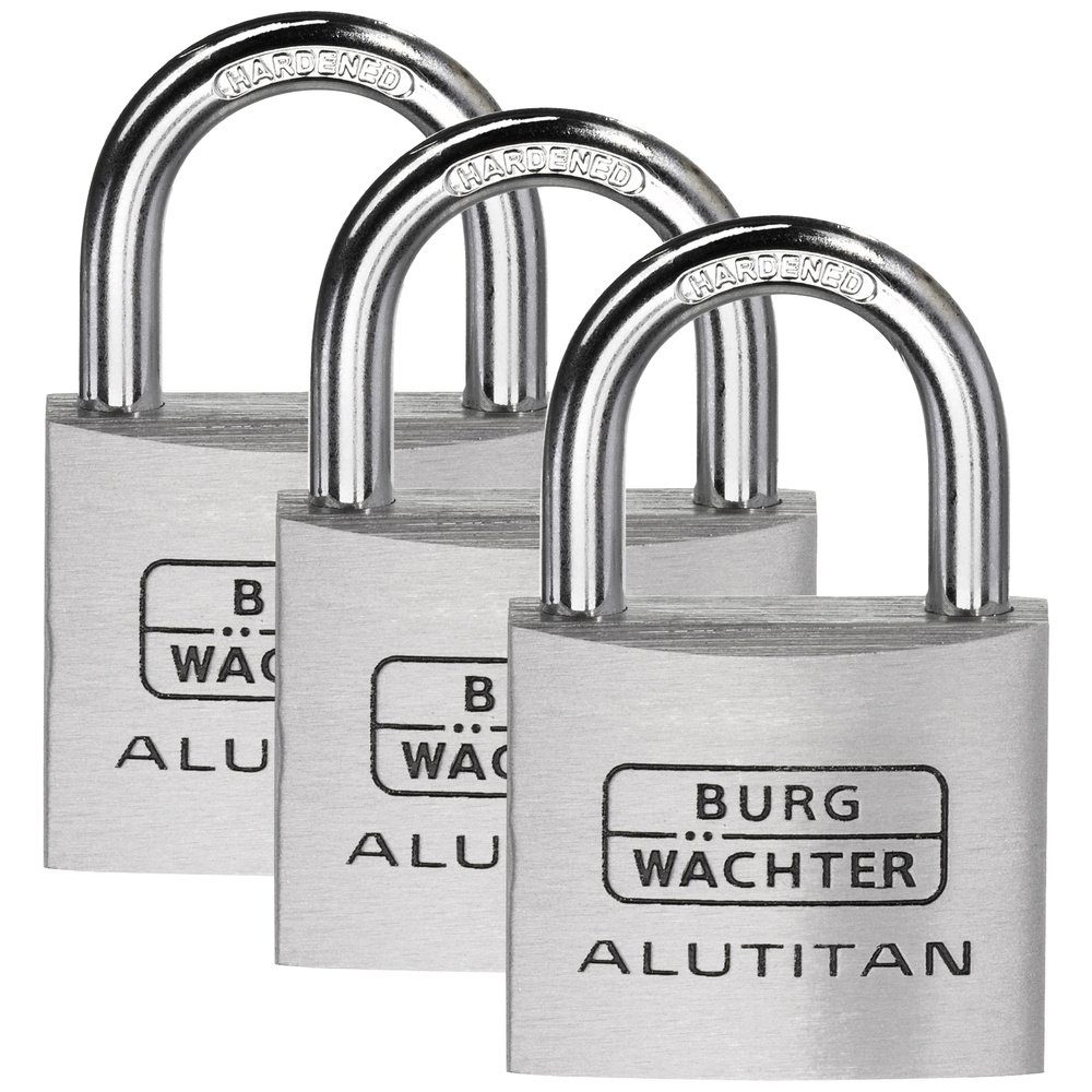 Burg Wächter Vorhängeschloss Burg Wächter 36251 Vorhängeschloss 40.00 mm gleichschließend Alumini