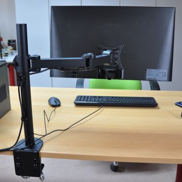DMP Display Mount Pro LCD 352S Tischhalterung Monitor-Halterung, (bis 32,00 Zoll, max. 10kg neigbar schwenkbar höhenverstellbar VESA 75/100)