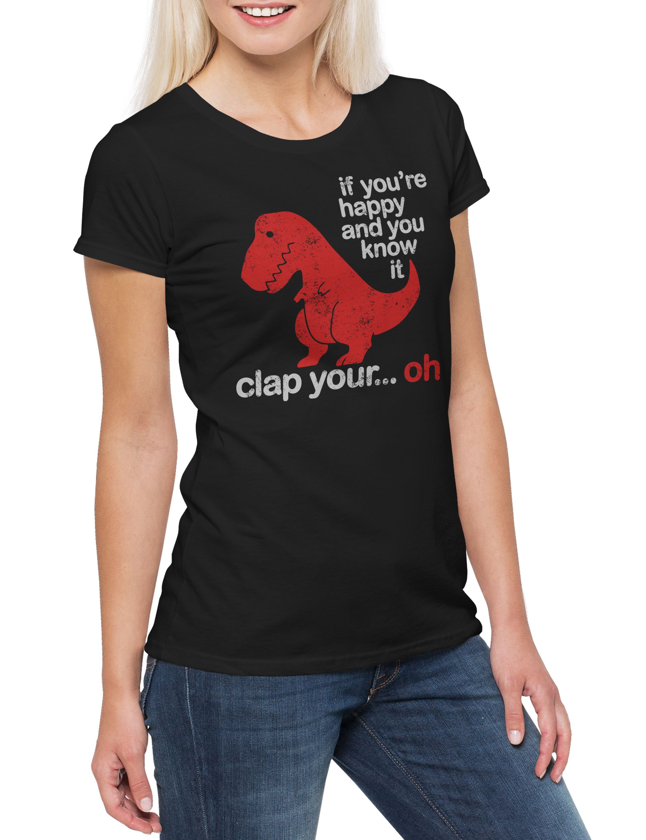 Urban Backwoods Print-Shirt Rex Clap Damen günstig online kaufen