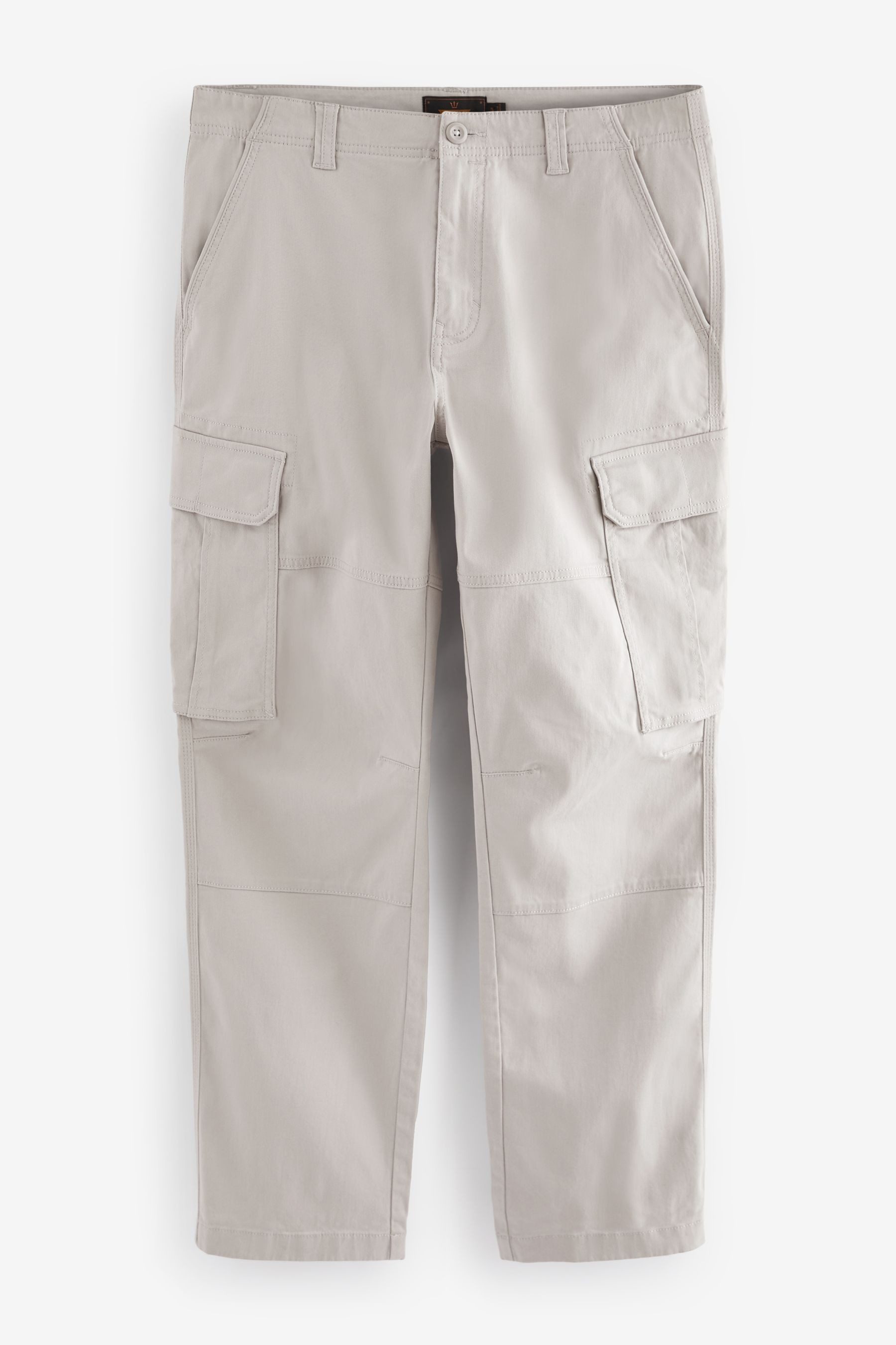 Cargohose Cargo-Hose aus Baumwollstretch – Straight Fit