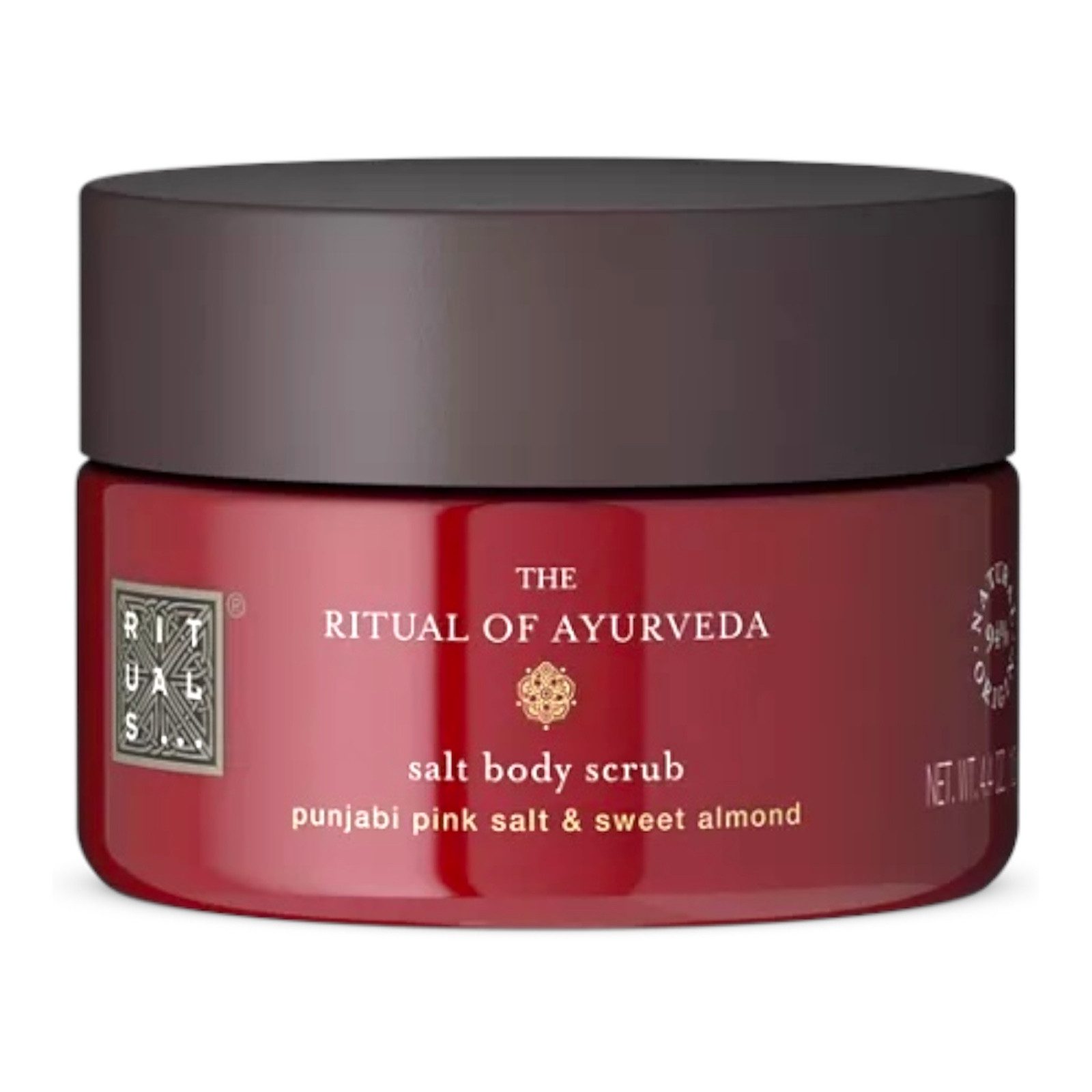 Rituals Körperpeeling 125g The Ritual of Ayurveda Body Scrub 125g, Zarter Duft von Indischer Rose & Süßmandelöl