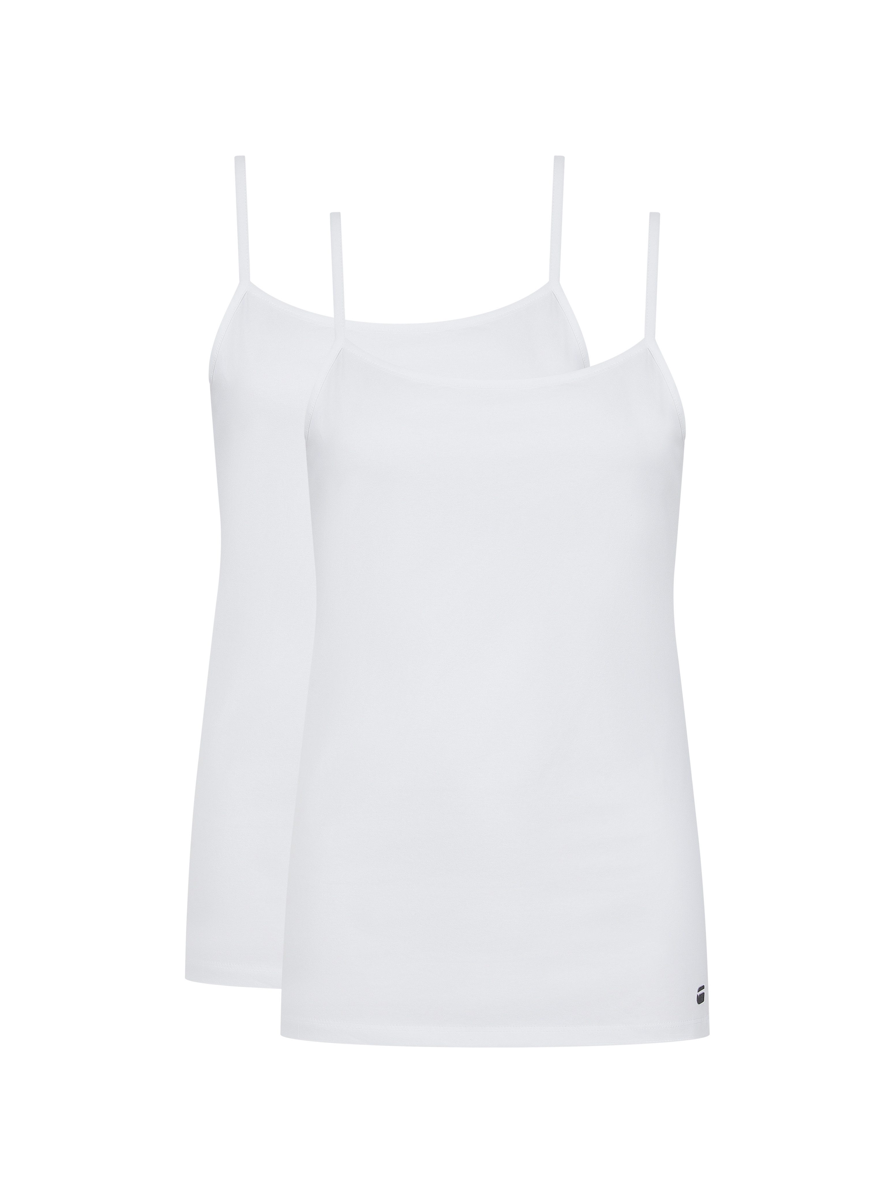 G-STAR Spaghettitop KYANITE, 2 PACK CAMI VEST (Packung, 2-tlg) mit Label-Applikation, Sleepwear