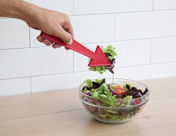 PELEG DESIGN® Besteck-Set Peleg Salatbesteck, Pointer Rot, Servierbesteck, PE936 (1-tlg), Kunststoff