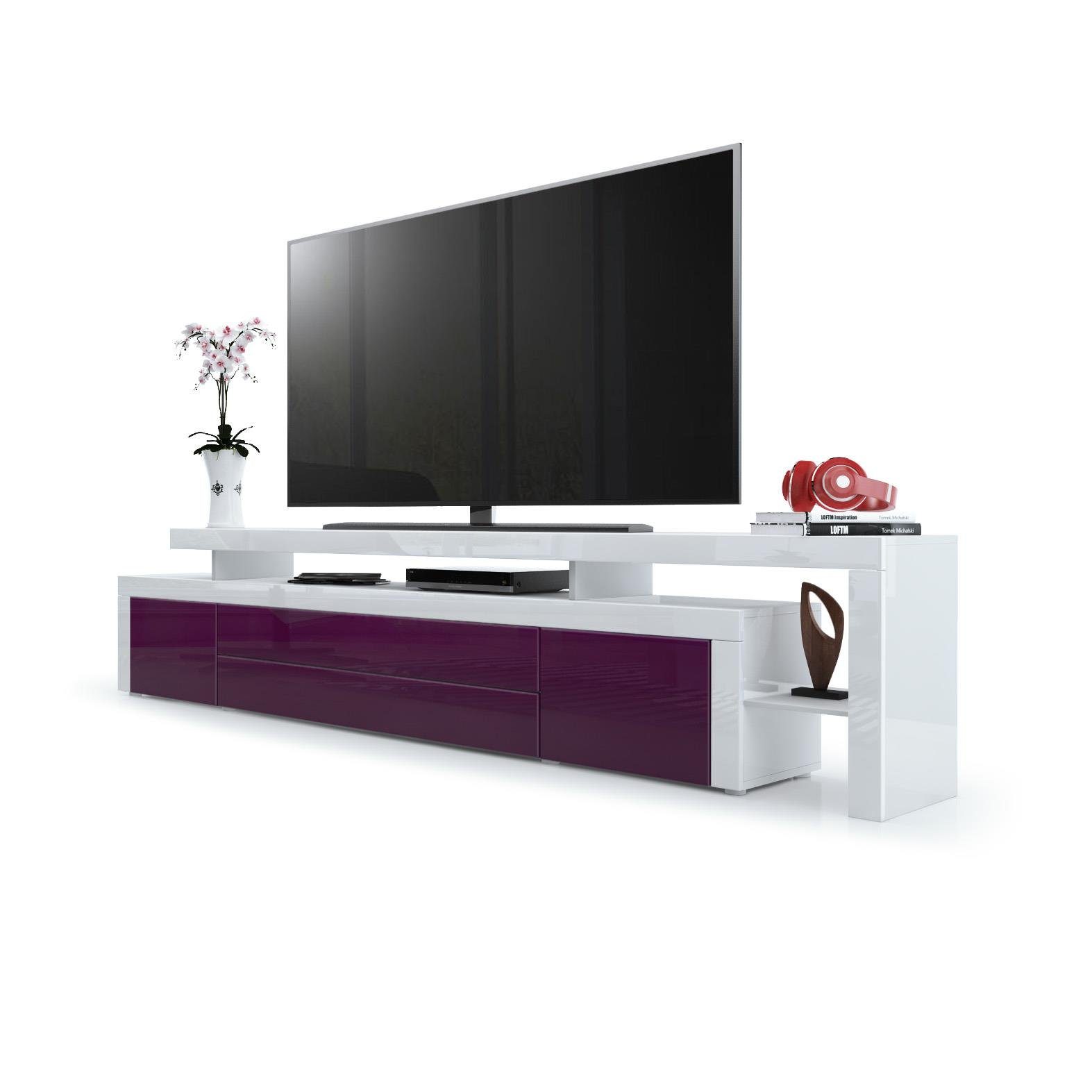 Vladon Lowboard Leon (TV-Kommode, mit zwei günstig online kaufen