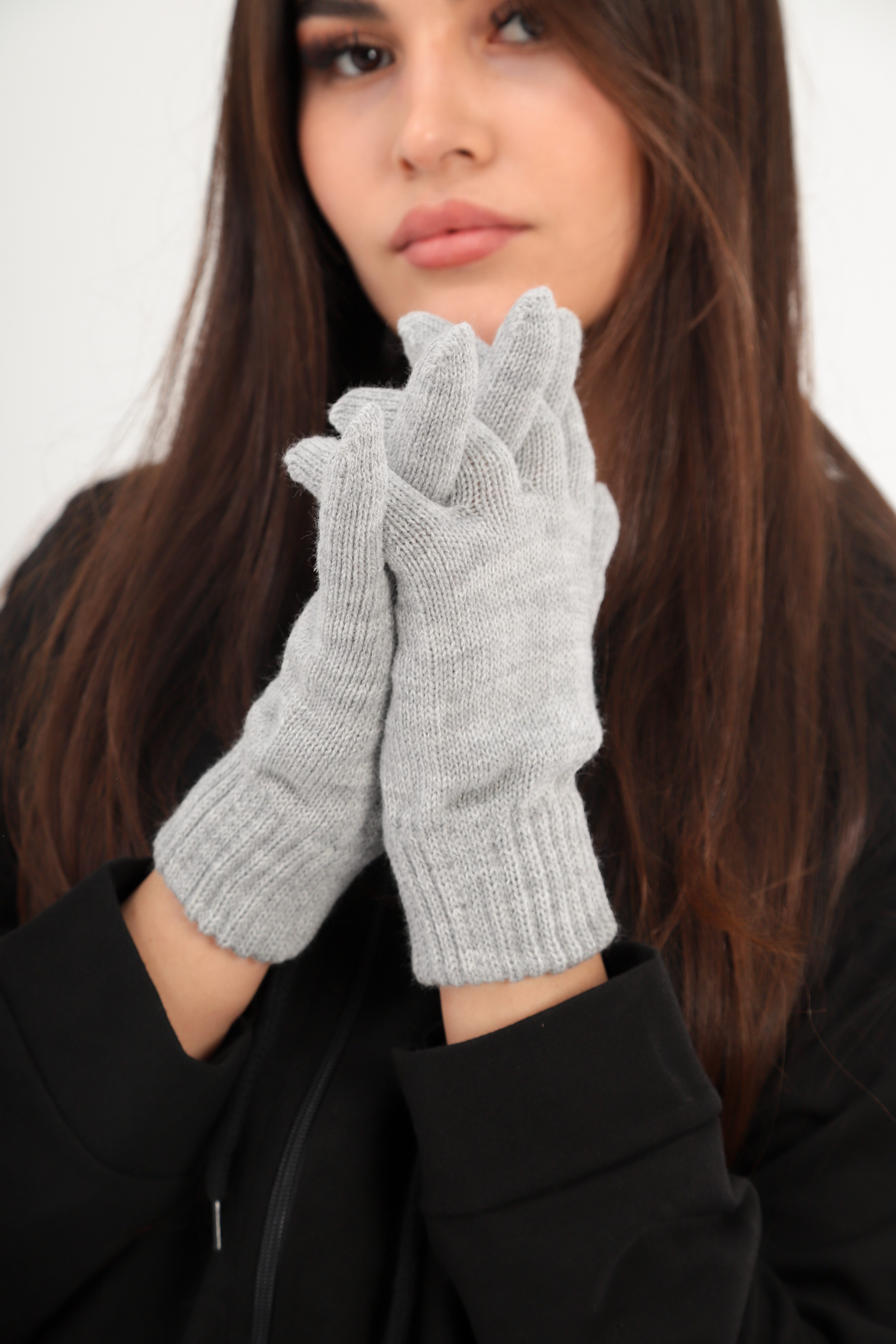 herémood Strickhandschuhe Handschuhe Winterhandschuhe Rippstrick Strickhand günstig online kaufen