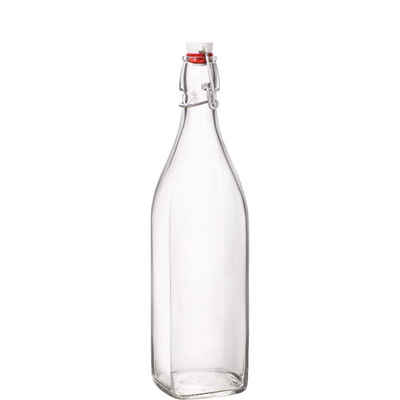 Bormioli Rocco Aufbewahrungssystem Swing, Glas, Bügelflasche 1 Liter Glas Transparent 1 Stück