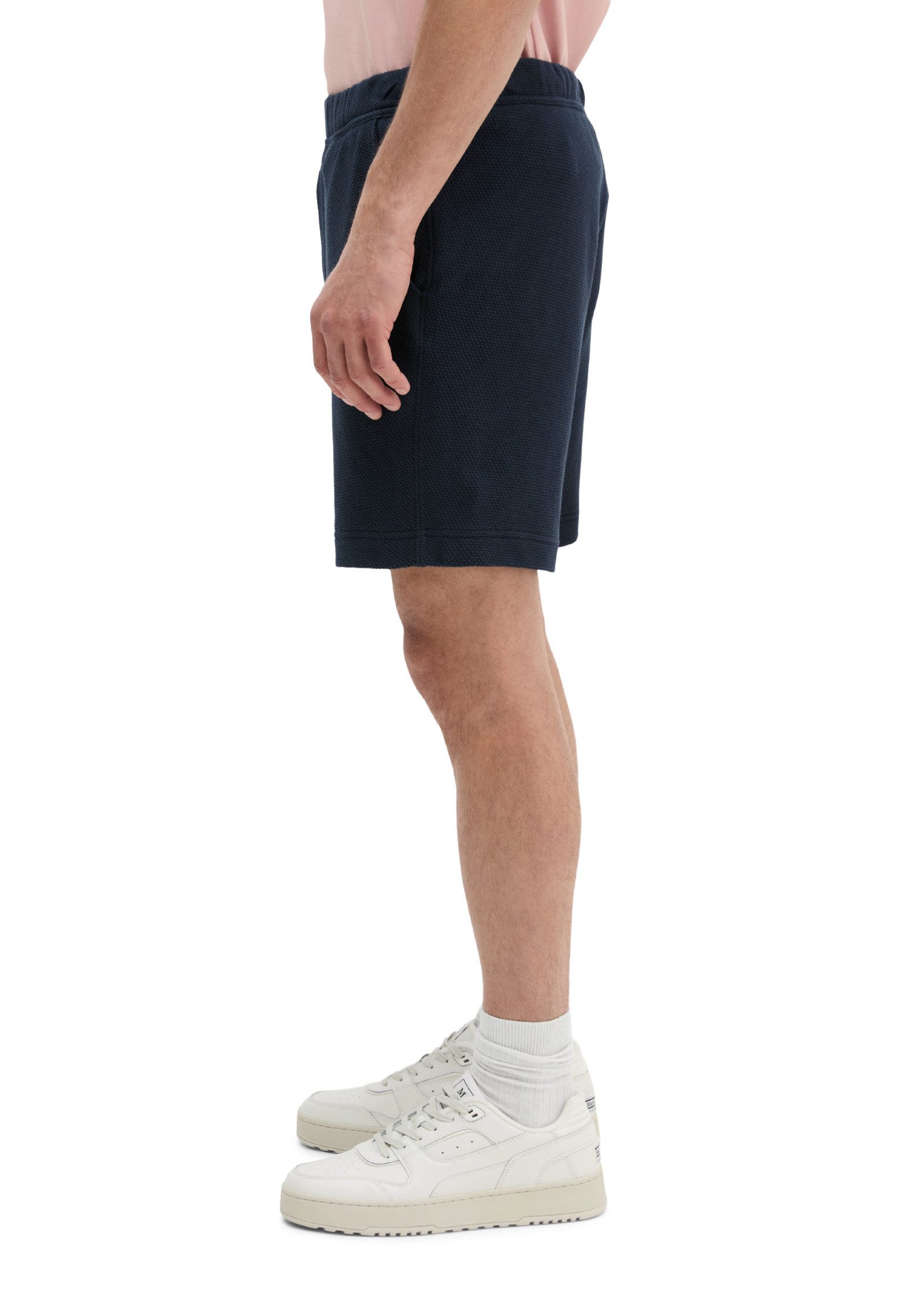 Marc O'Polo Shorts mit feiner Waffel-Struktur