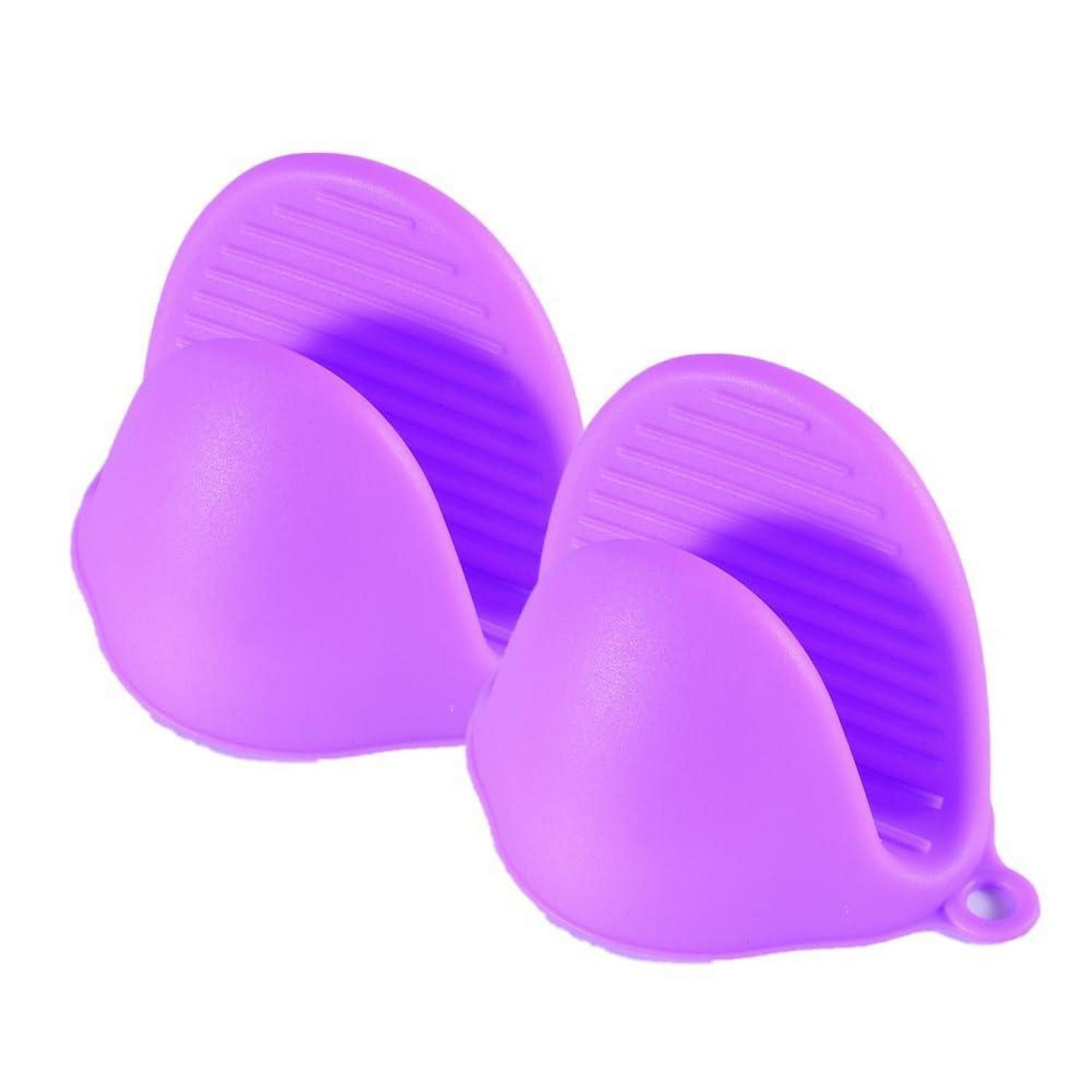 LuxusKollektion Topfhandschuhe Ofenhandschuhe Mini Lila Violett