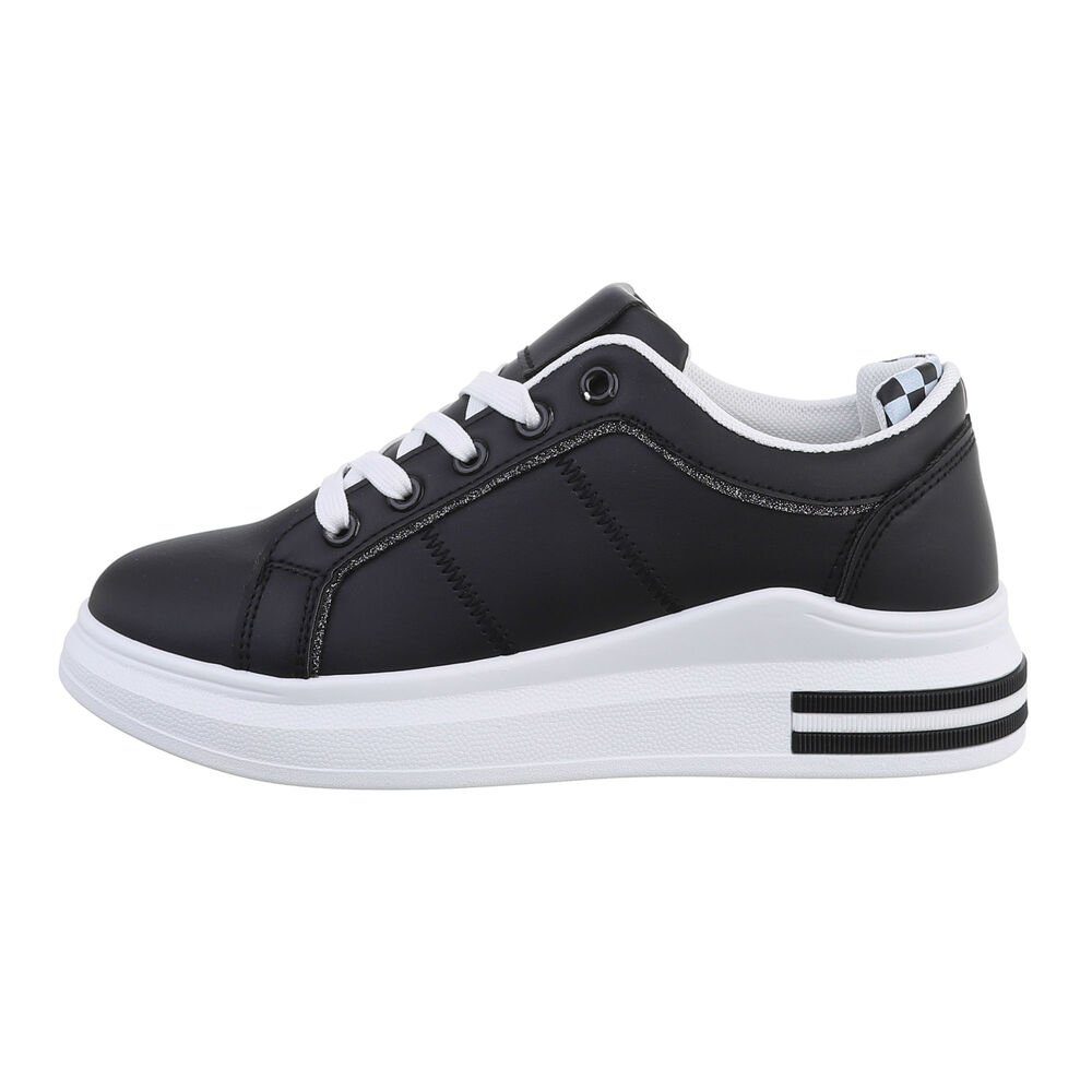Ital-Design Damen Low-Top Freizeit Sneaker Keilabsatz/Wedge günstig online kaufen