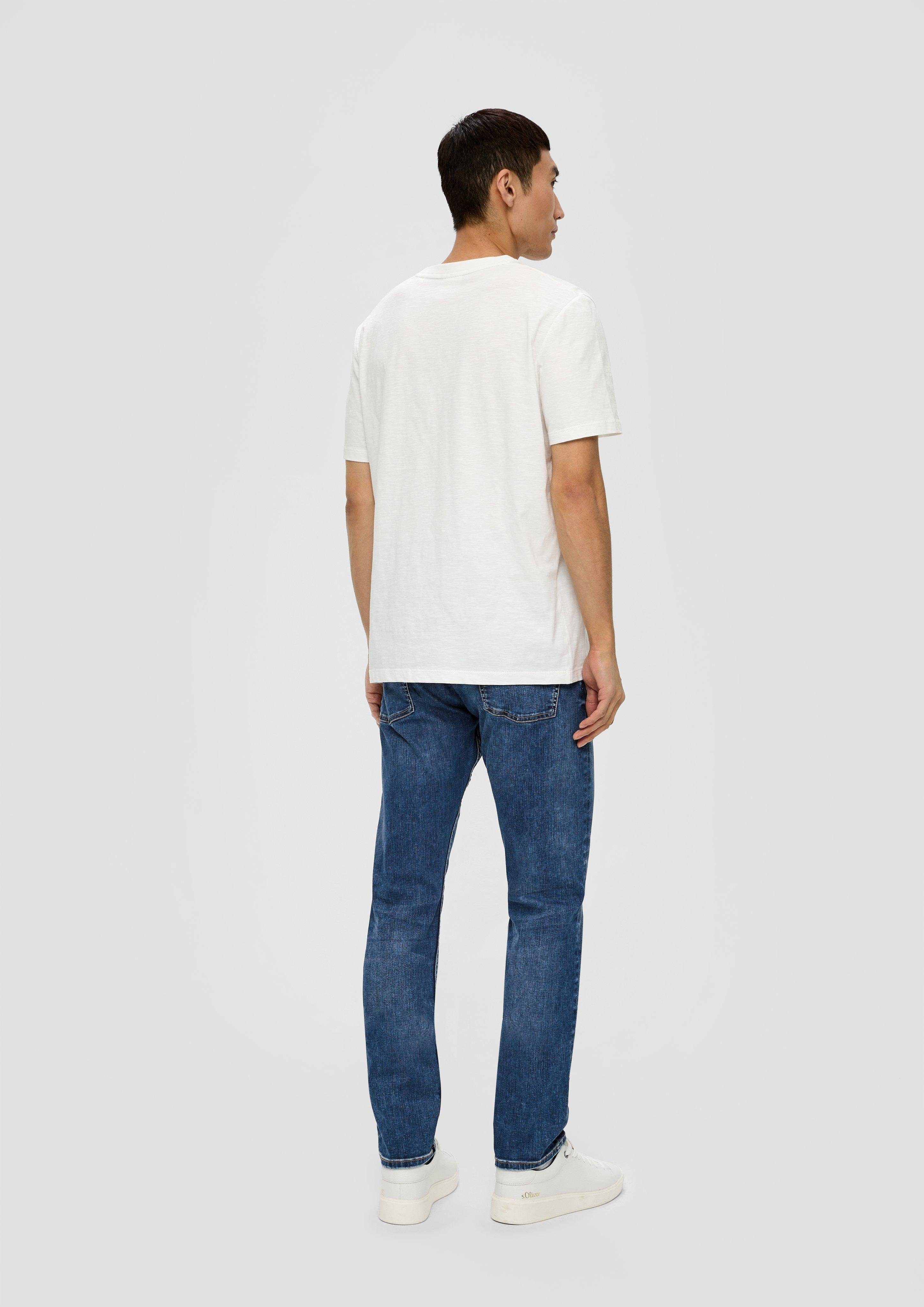 Stoffhose Leg Waschung / Rise / Jeans Slim Keith Straight Fit / Mid s.Oliver