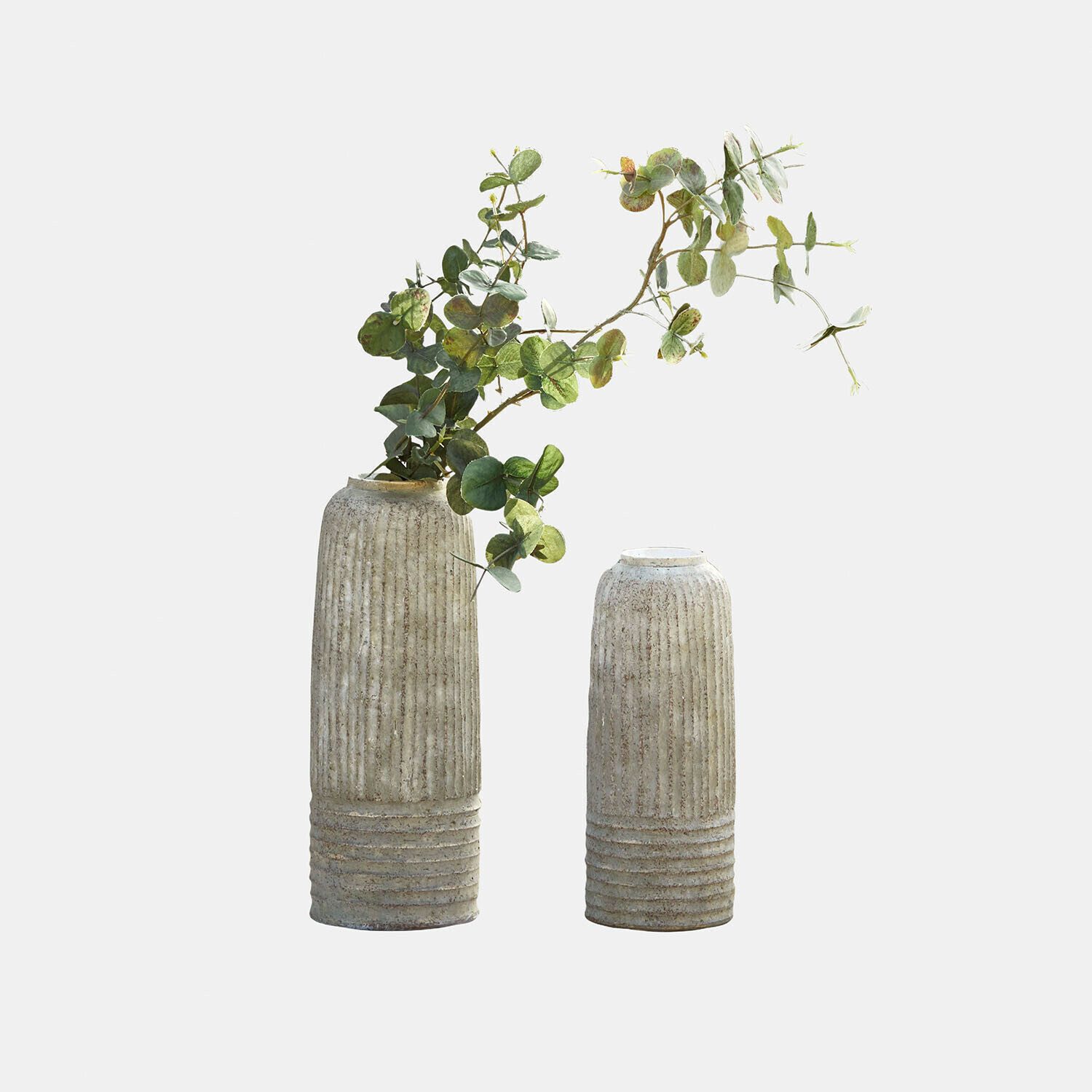 Mirabeau Tischvase Vase 2er Set Bellonas grau