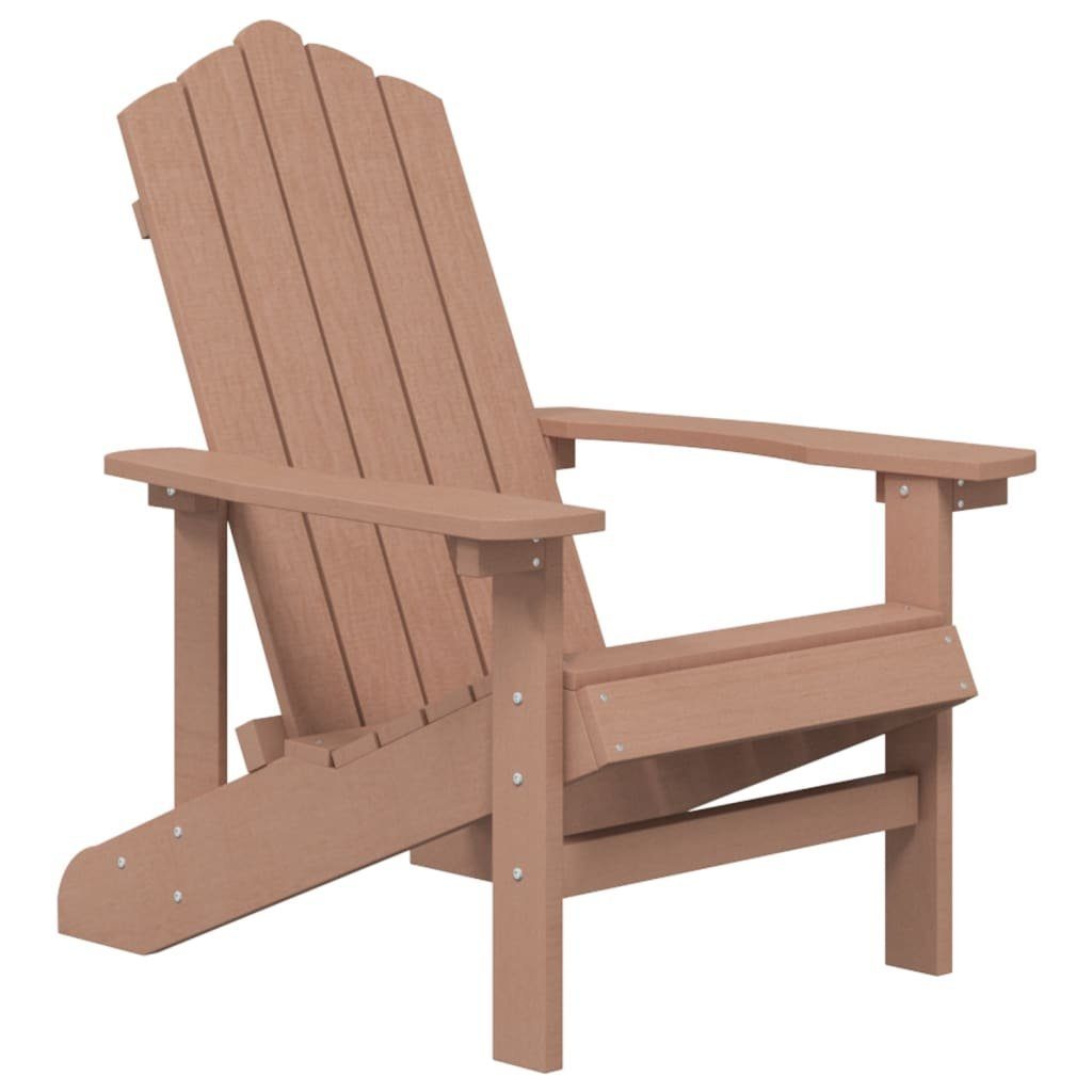 vidaXL Gartenstuhl Adirondack-Gartenstuhl HDPE Braun (1 St)