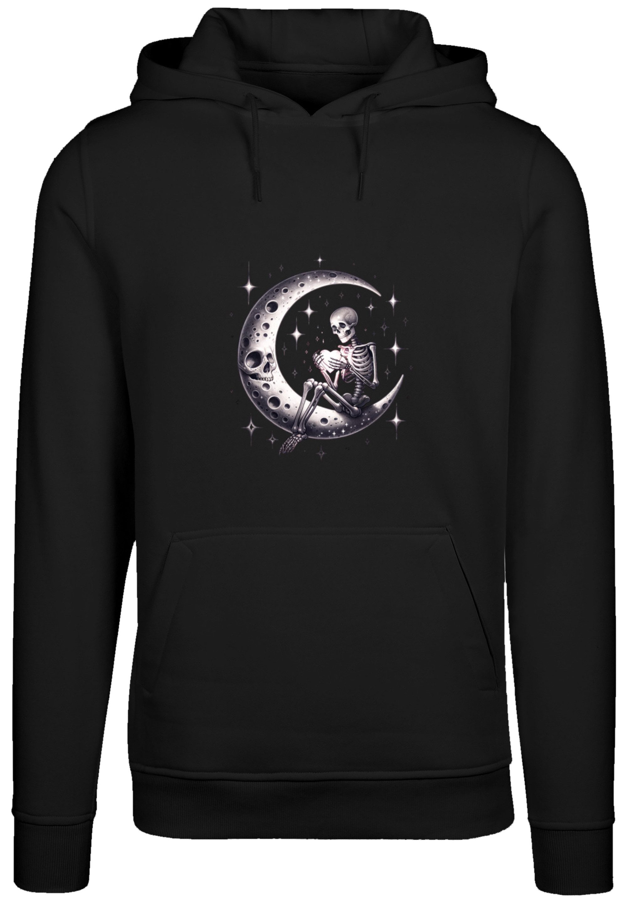 F4NT4STIC Kapuzenpullover Gothic Valentinstag Skelett Mond günstig online kaufen