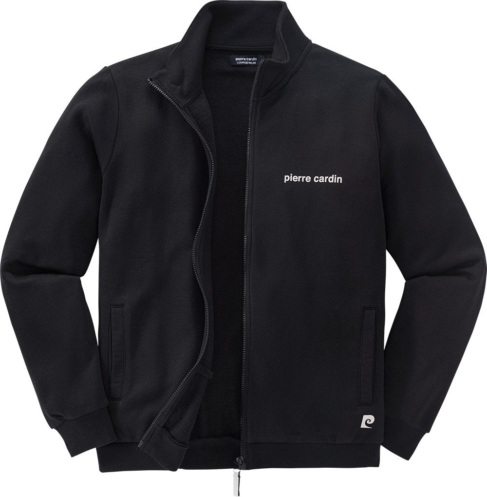 Pierre Cardin Sweatjacke Zeitloser Freizeit-Klassiker aus hochwertigem Material-Mix