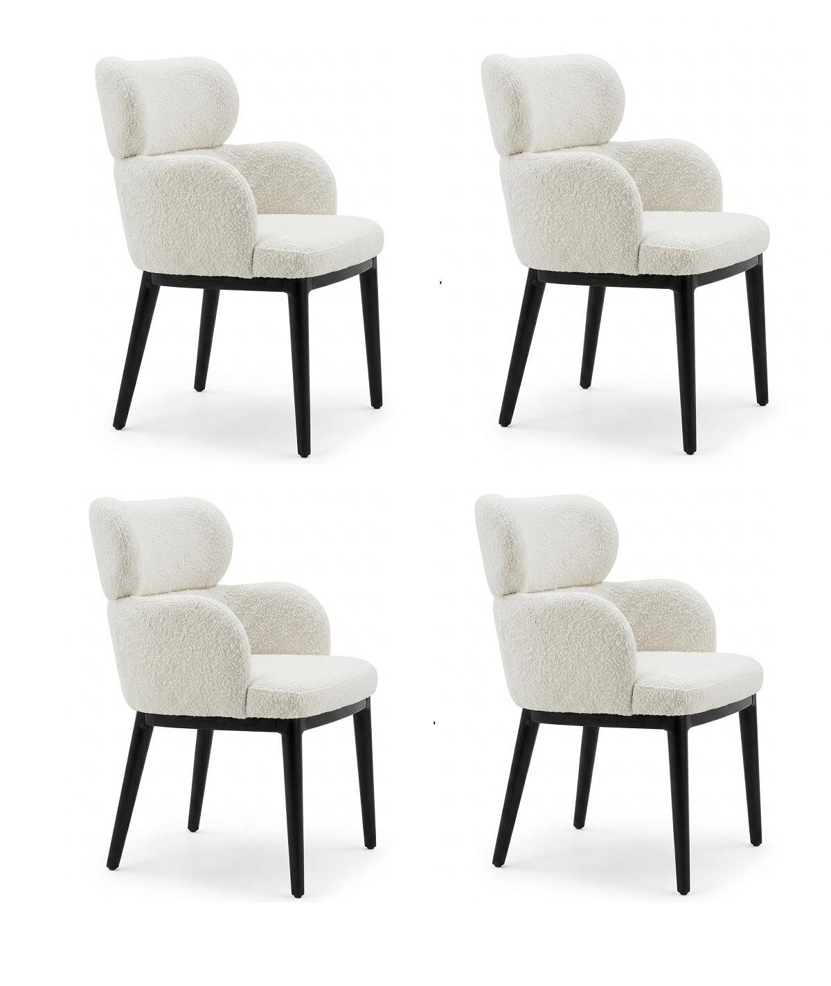 Xlmoebel Sitzgruppe Elegante, gepolsterte Stühle im modernen Design für das Esszimmer, Made in Europa