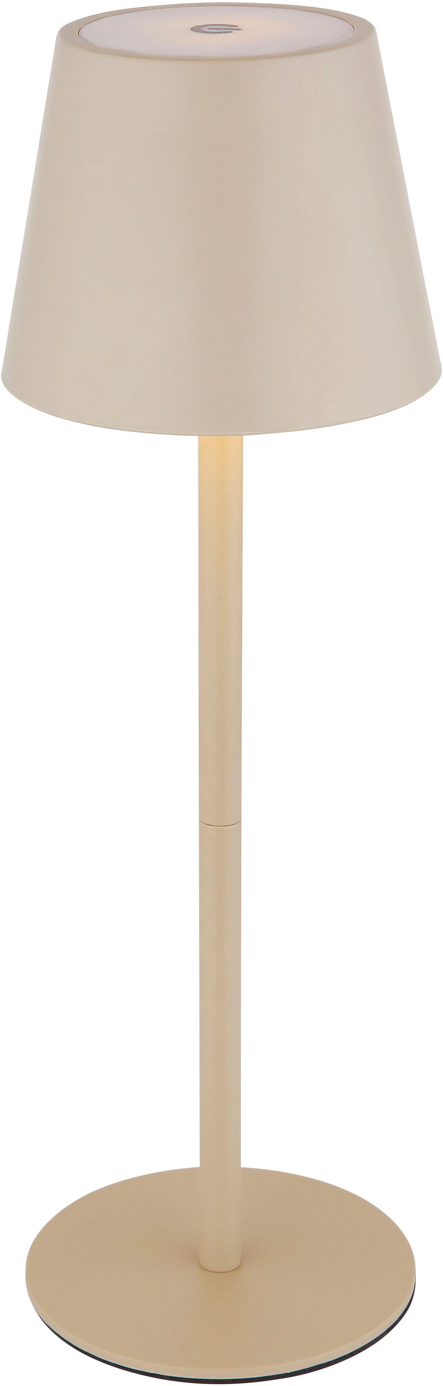 OTTO home LED Tischleuchte Alennia Akkuleuchte inkl. Flaschenaufsatz, Memoryfunktion, LED fest integriert, warmweiß - kaltweiß, stufenloser Touchdimmer, Farben  – Bild 4 von 5