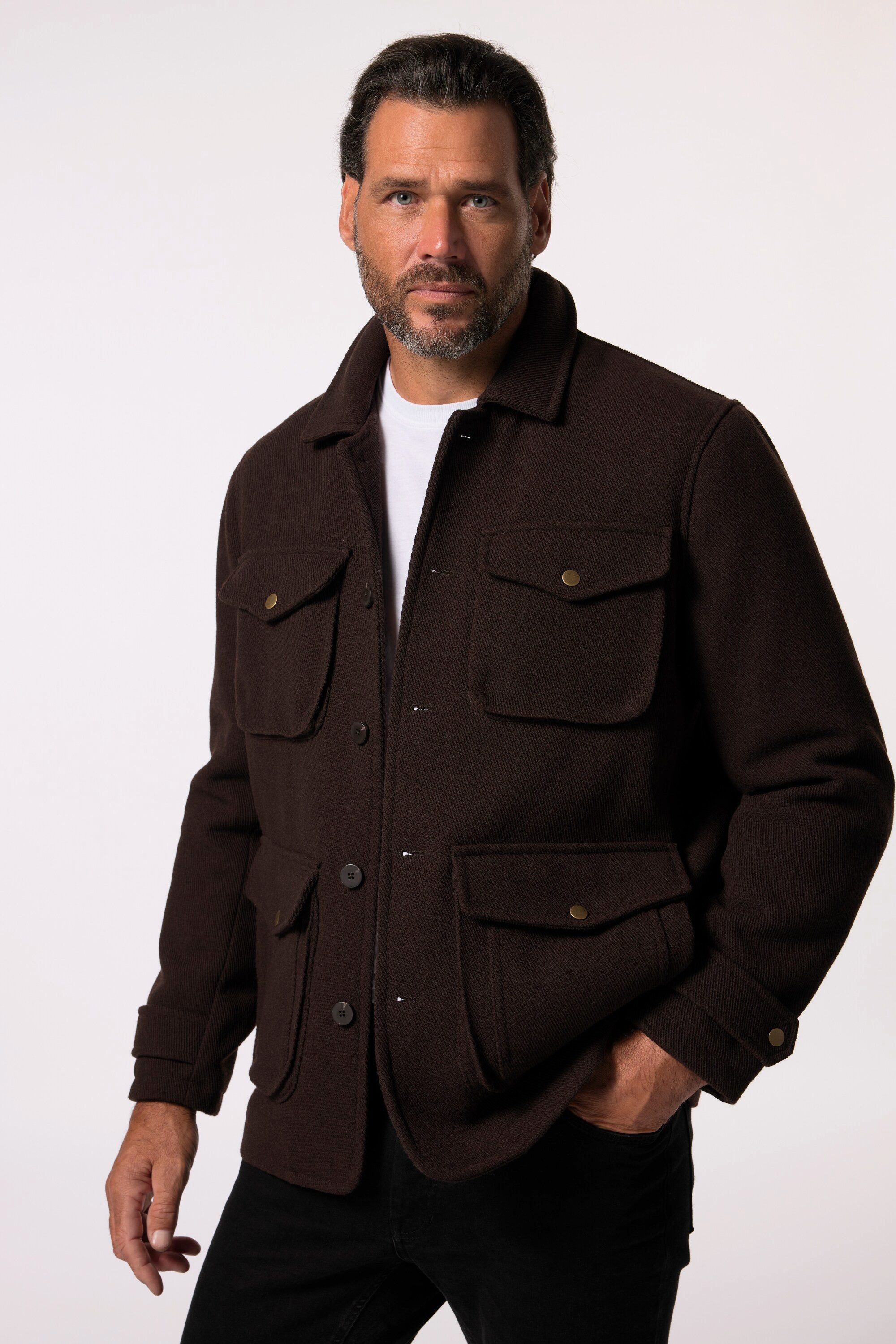 Funktionsjacke JP 1880 Fieldjacke Wolloptik bis 7 XL