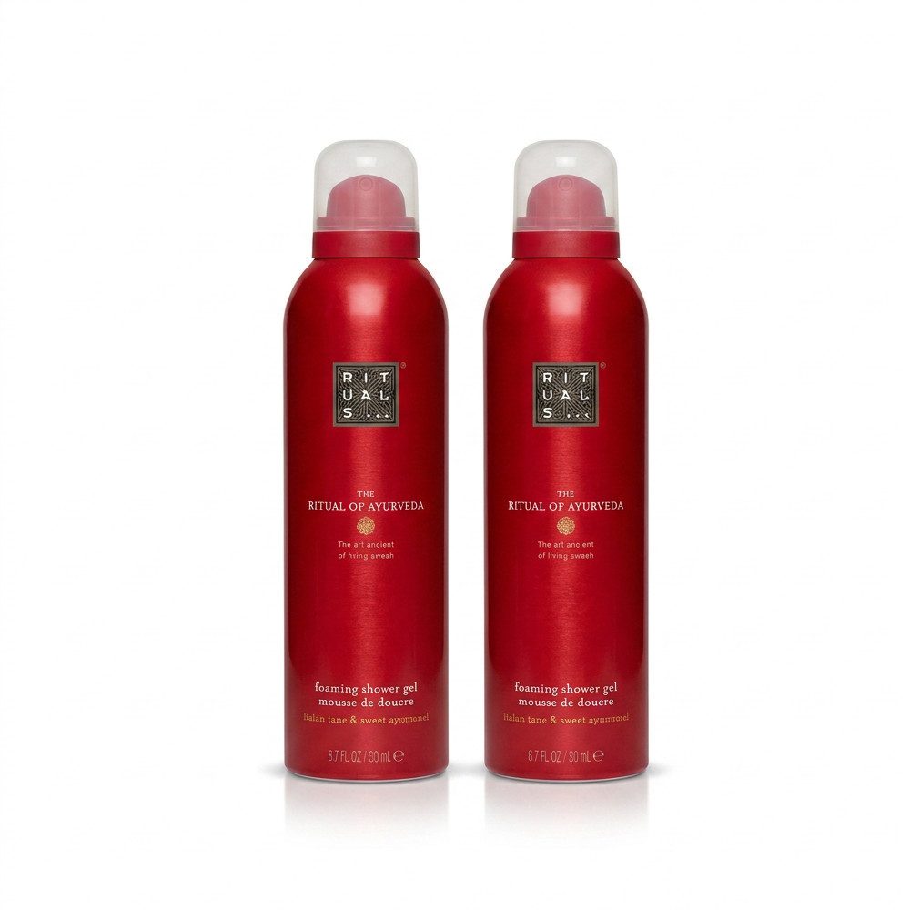 Rituals Duschgel Rituals Duschschaum The Ritual Of Ayurveda 2er Set, 1-tlg., Praktisches 2er Set für entspannende Pflegemomente