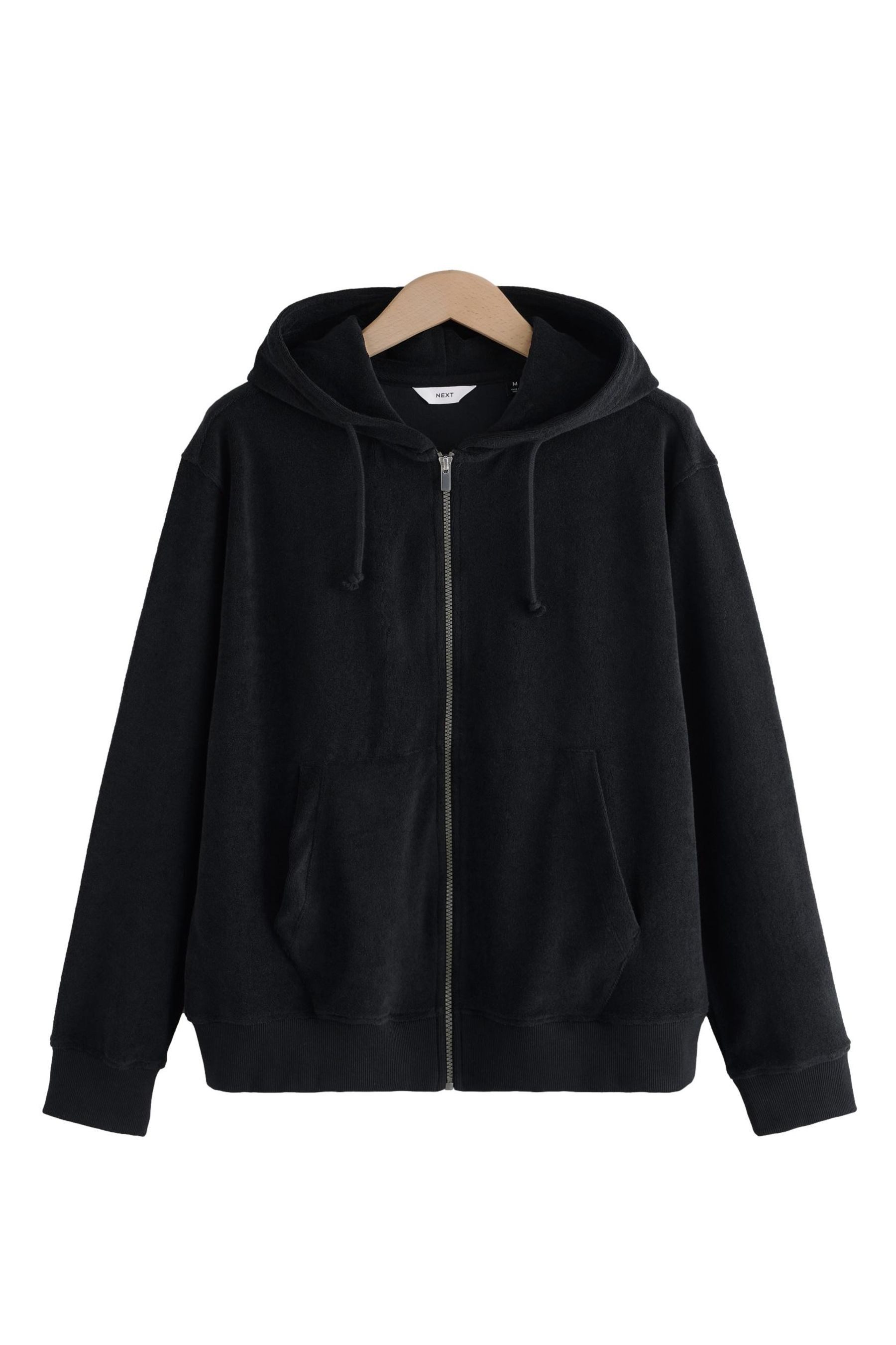 Next Kapuzenpullover Frottee-Hoodie mit durchgehendem Reißverschluss günstig online kaufen