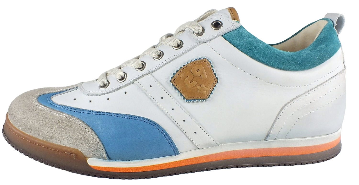 Kamo-Gutsu Herren Leder Halbschuhe Sneaker Wechselfussbett