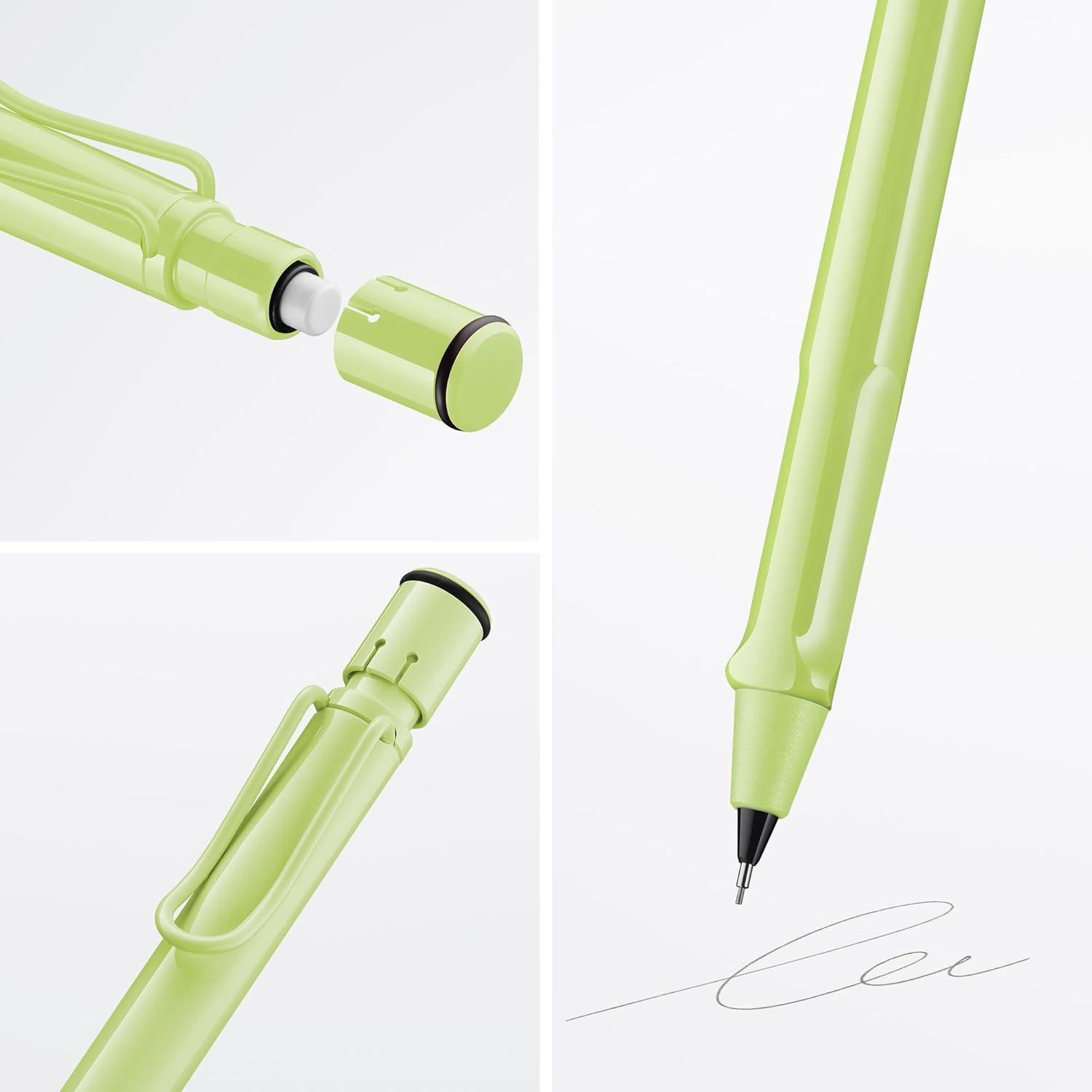 LAMY Druckbleistift LAMY Druckbleistift Safari SPRINGGREEN mit Mine 0,5mm und Radiergummi