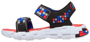 Skechers Kids MEGA-CRAFT SANDAL Sandale, Sommerschuh, Klettschuh, Sandalette, im coolen Pixel-Look