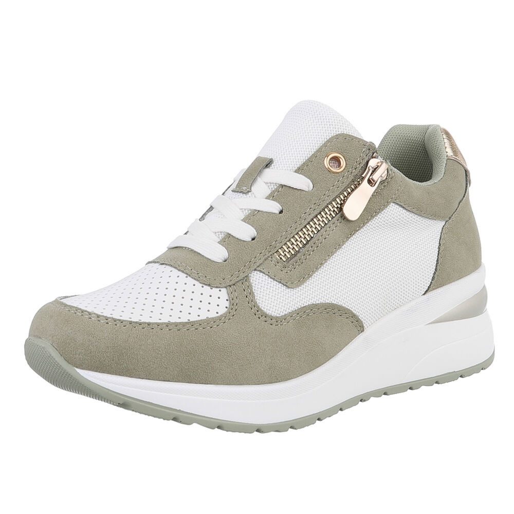 Ital-Design Damen Low-Top Freizeit Sneaker (88671810) Keilabsatz/Wedge Snea günstig online kaufen