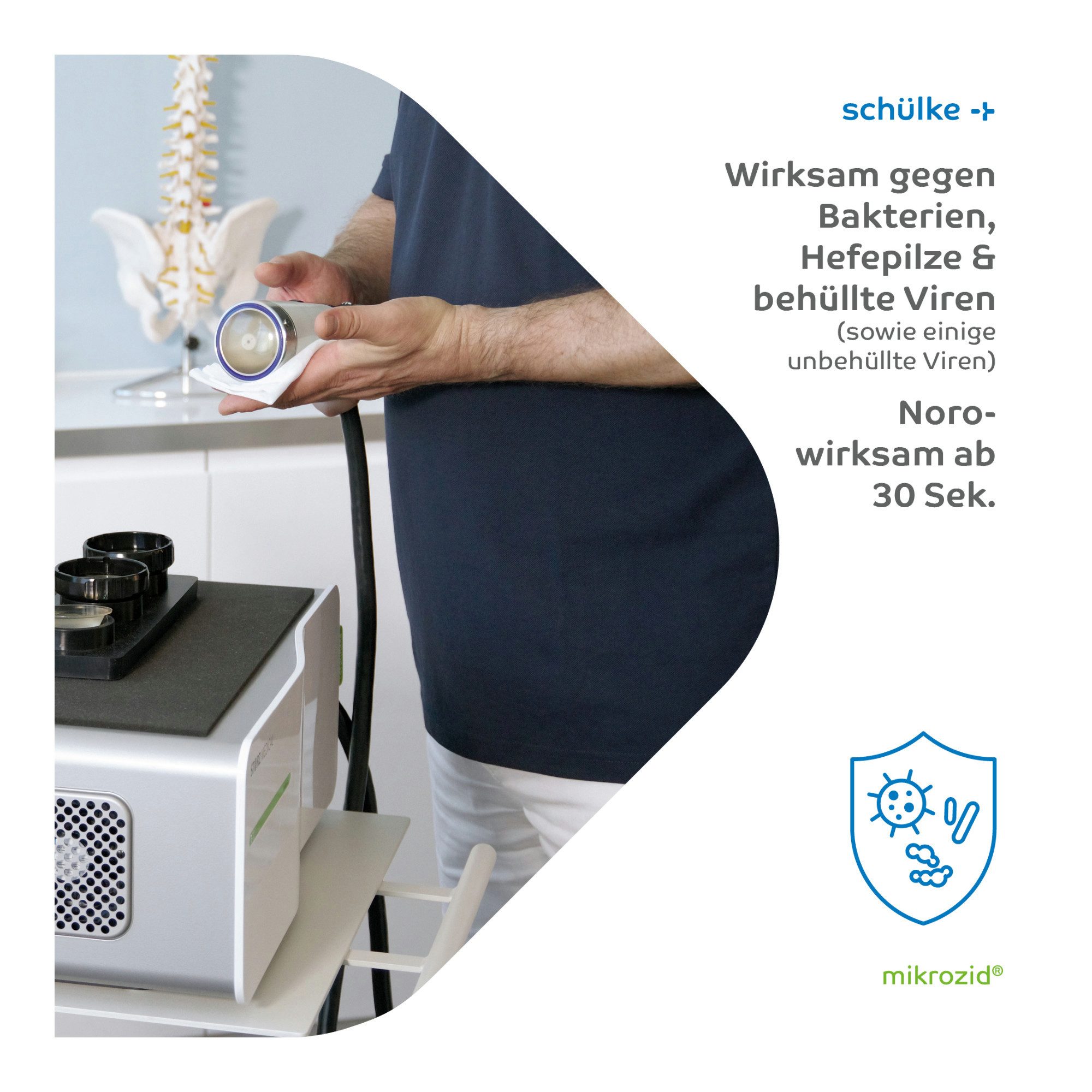 SCHÜLKE & MAYR GmbH mikrozid® universal p wipes free line - Desinfektionstücher 114 Tücher Oberflächen-Desinfektionsmittel