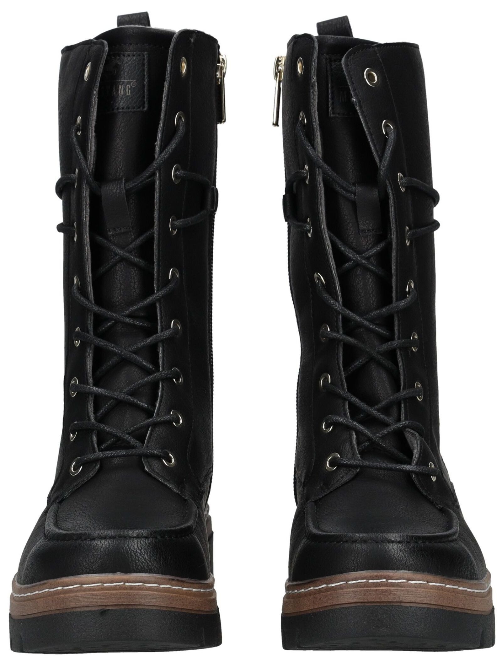 Mustang Shoes Mustang Shoes Stiefel Lederimitat Schnürstiefelette