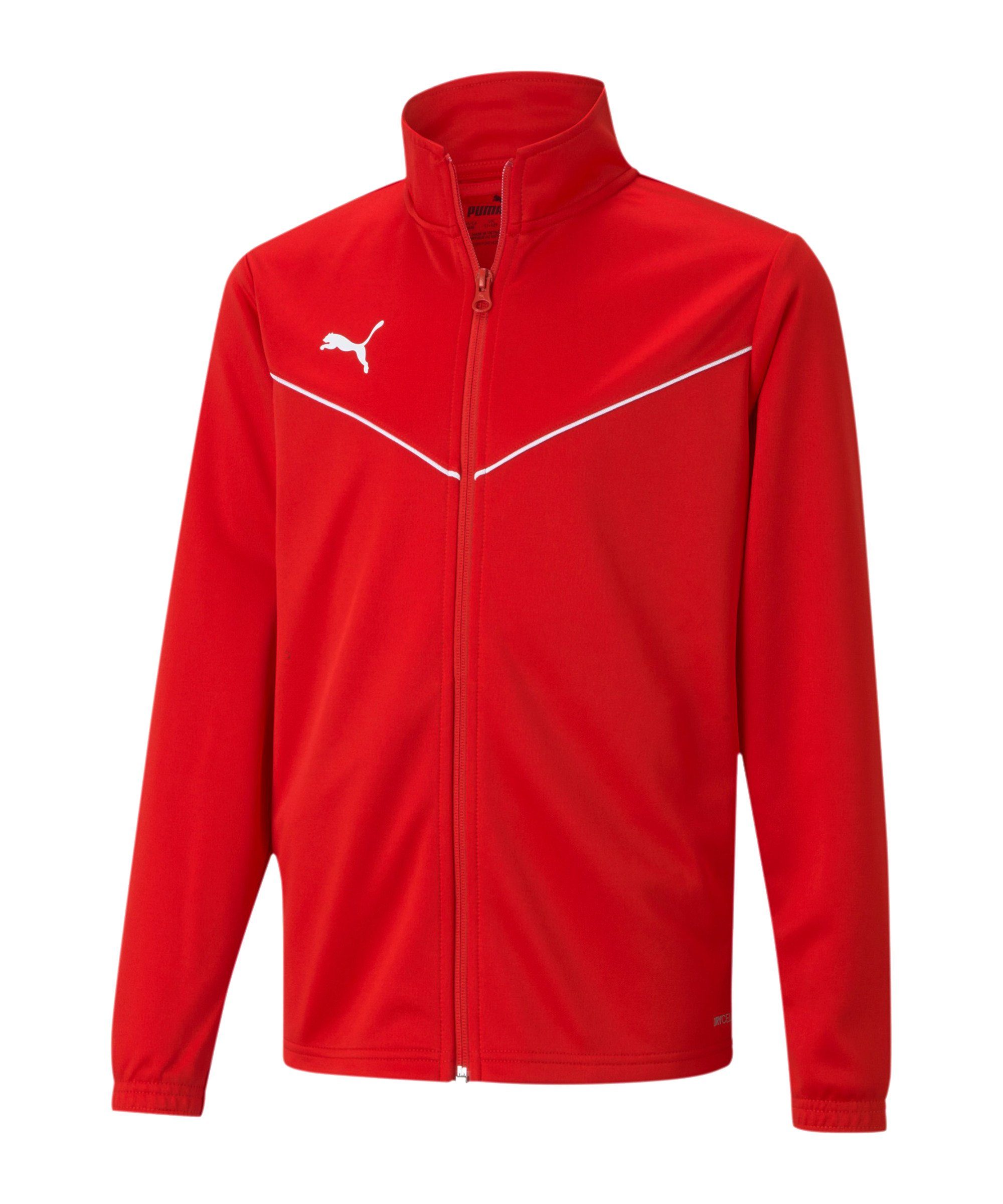 PUMA Sweatjacke PUMA teamRISE Poly Trainingsjacke Kids Polyester