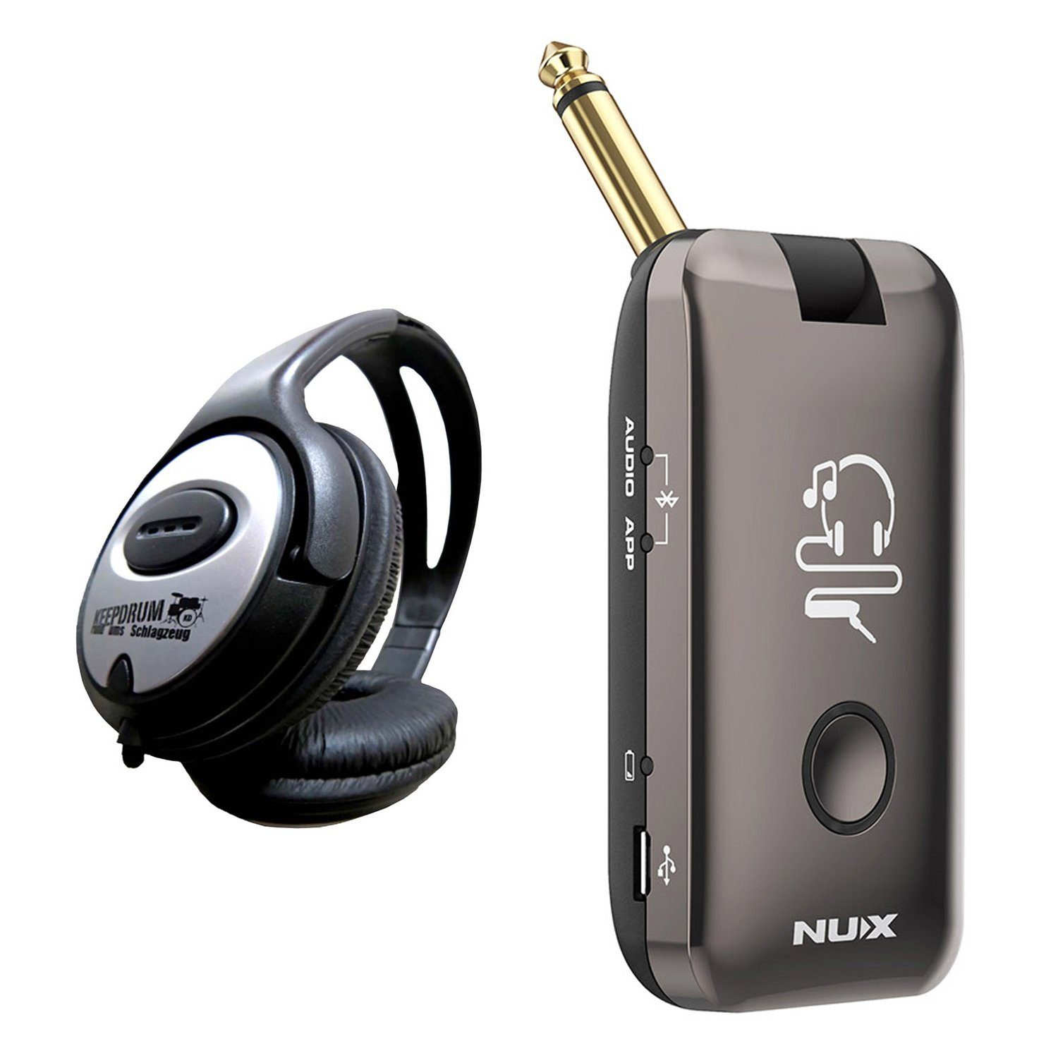 für Nux Kopfhörer Gitarre mit Mighty Amp-Plug Kopfhörerverstärker Plug
