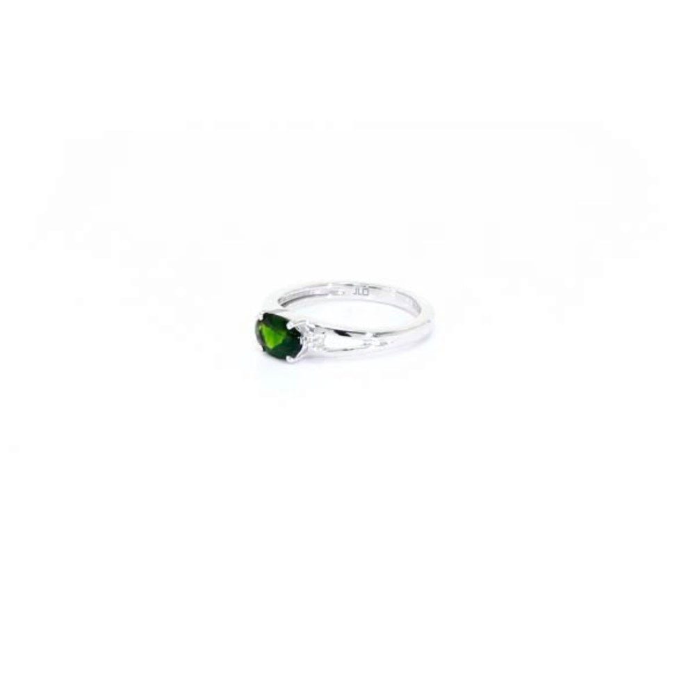 Cavill Silberring Cavill Ring 0,74 ct Diopsid oval mit Zirkon, 925 Silber p günstig online kaufen