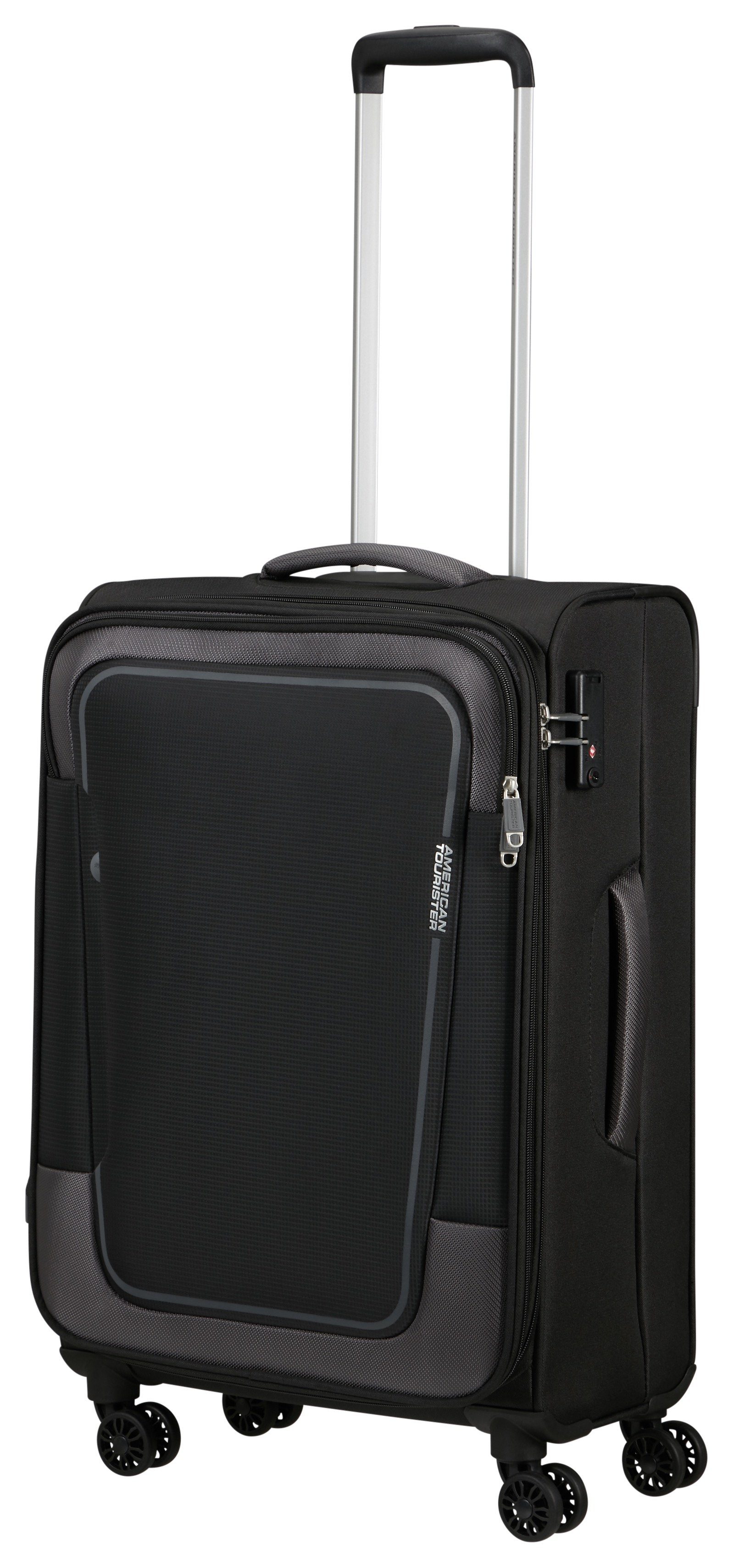 PULSONIC Rollen 4 black American Koffer Tourister® asphalt Spinner 67,