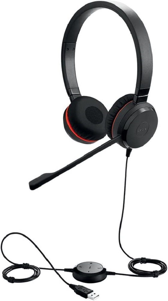 Jabra Evolve 30 Stereo Headset für PC, Softphone, Handy und Tablet Stereo-Headset