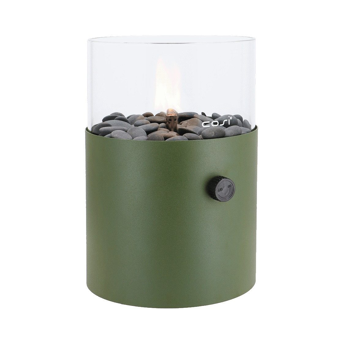 COSI Tischfeuer Cosifire Tischfeuer COSISCOOP XL moss green, Ø 20,5x30cm