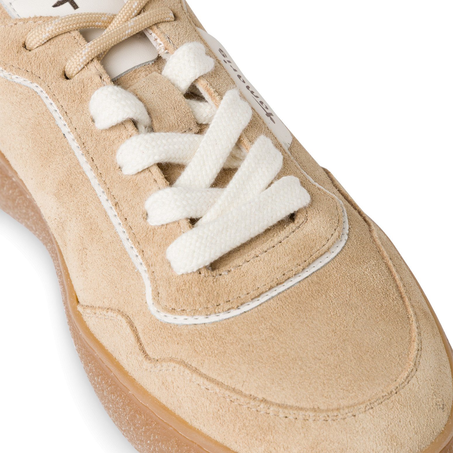 Tamaris Plateausneaker, Freizeitschuh, Halbschuh, Schnürschuh mit Kontrastbesatz