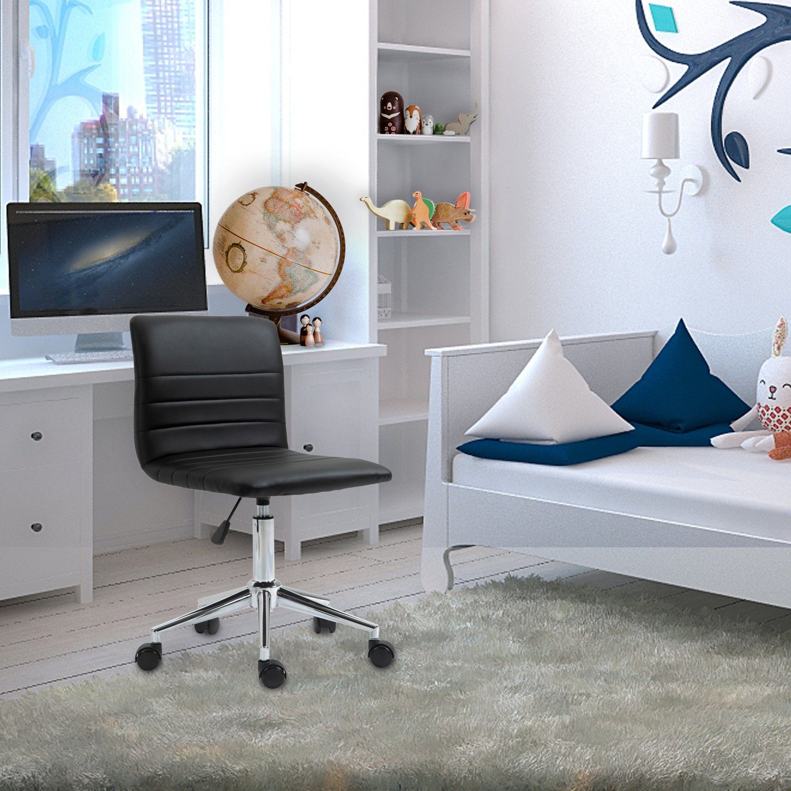 SVITA Schreibtischstuhl LINUS (1 St), stufenlos höhenverstellbar, 360° dreh günstig online kaufen