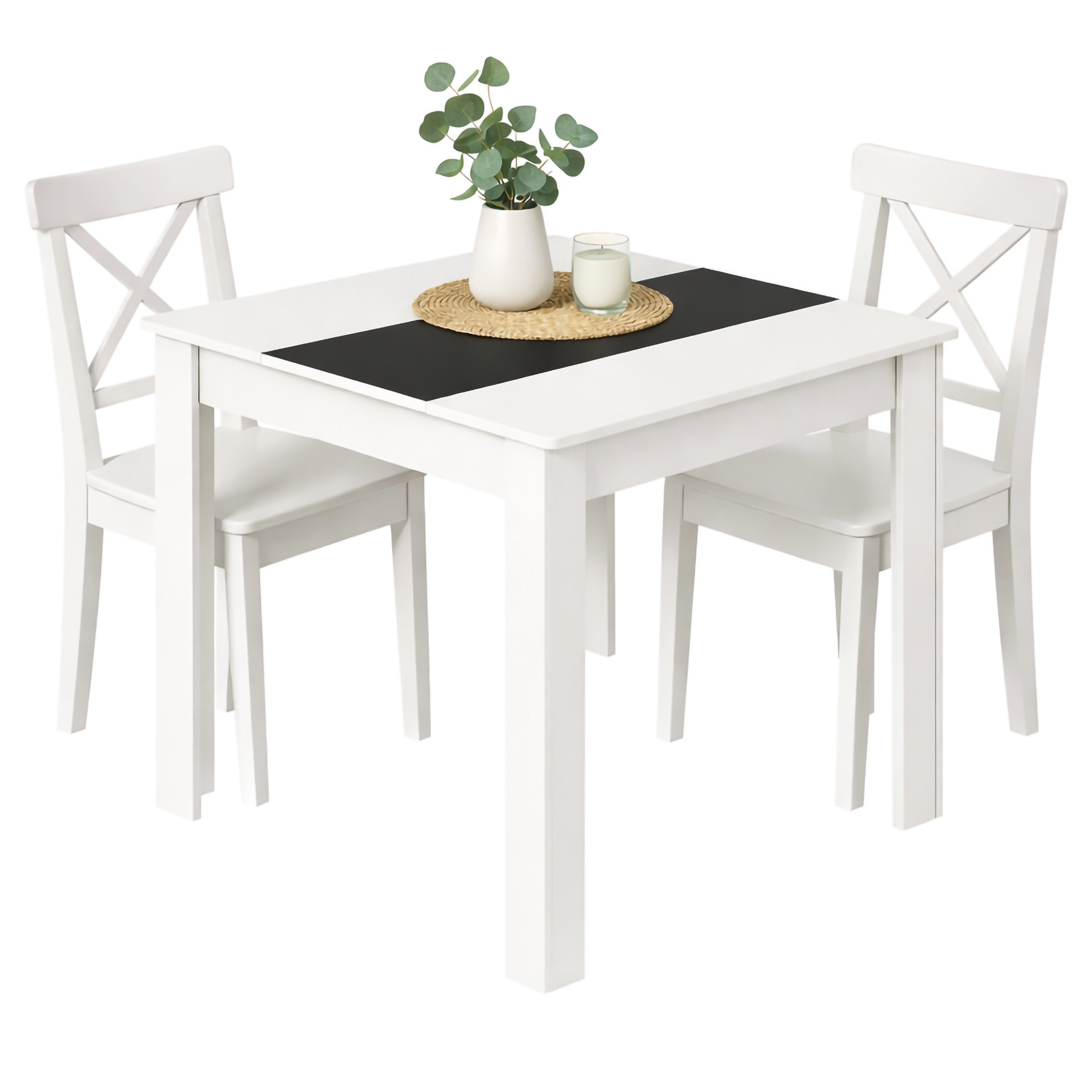 VCM Esstisch Esstisch Küchentisch B. 80 x T. 80 cm Disalo