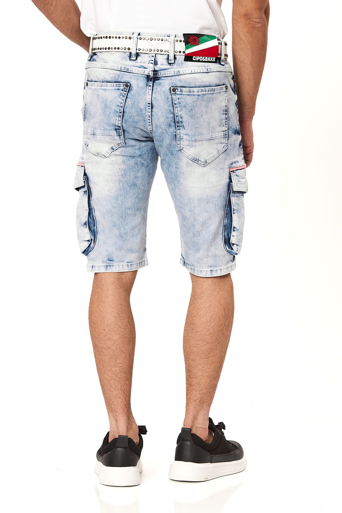 Cipo & Baxx Jeansshorts Baumwollmischung, regular fit – Bild 5 von 5