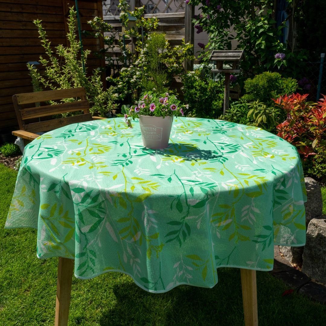 laro Tischdecke Gartentischdecke Wetterfest Rutschfest Rund günstig online kaufen