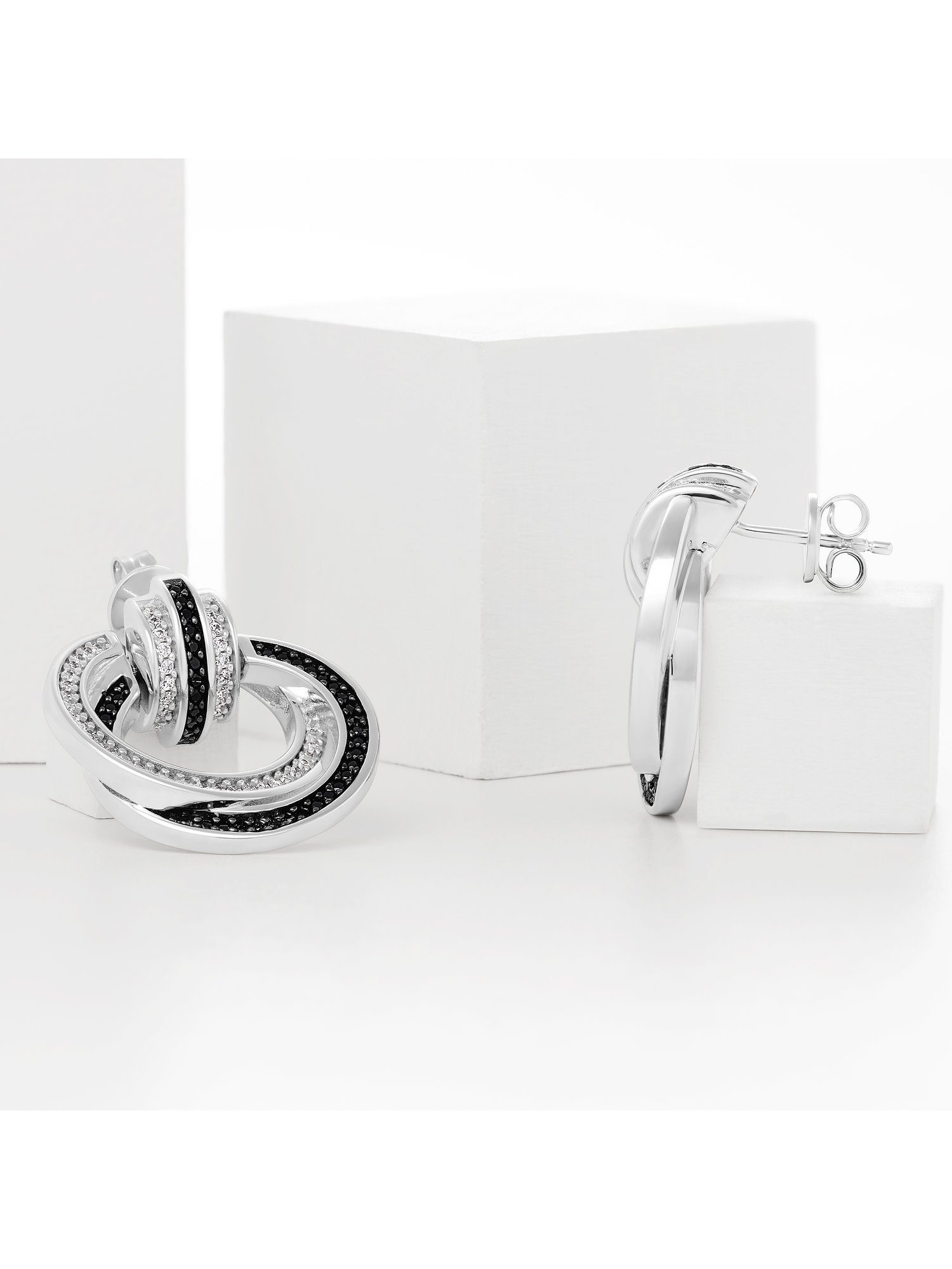 JETTE Paar Ohrstecker JETTE Damen-Ohrstecker 925er Silber 28 Zirkonia, CIAO günstig online kaufen